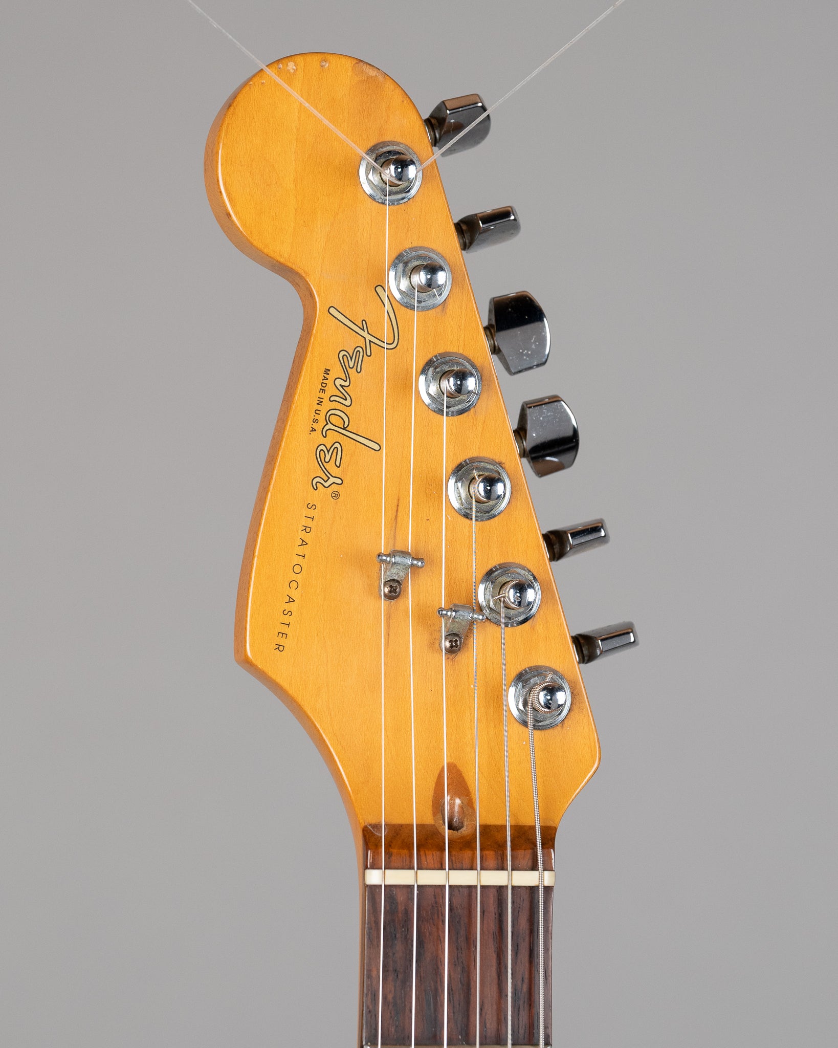 1995 Fender American Standard Stratocaster Left Handed (USA, Black, OHSC)