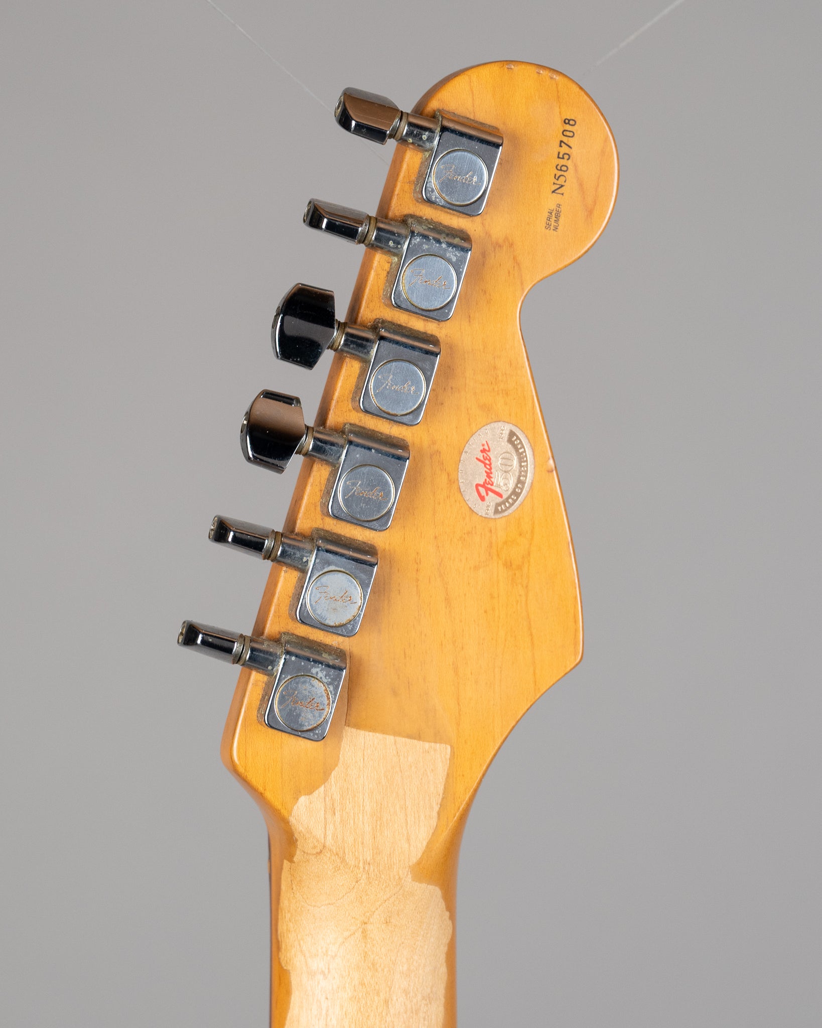 1995 Fender American Standard Stratocaster Left Handed (USA, Black, OHSC)