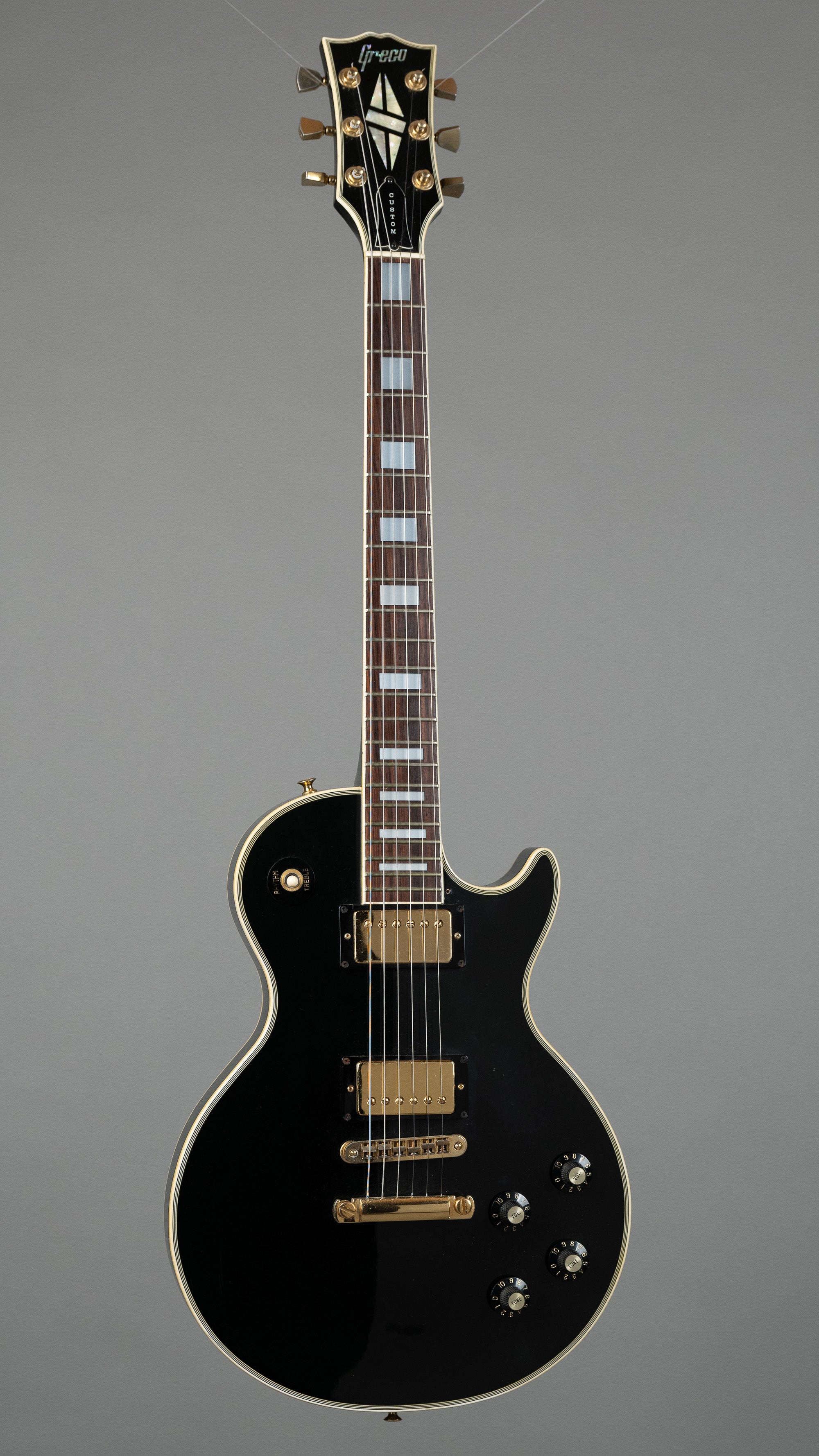 1978 Greco EG-500 Les Paul (Japan, Black, Deluxe Gig Bag)