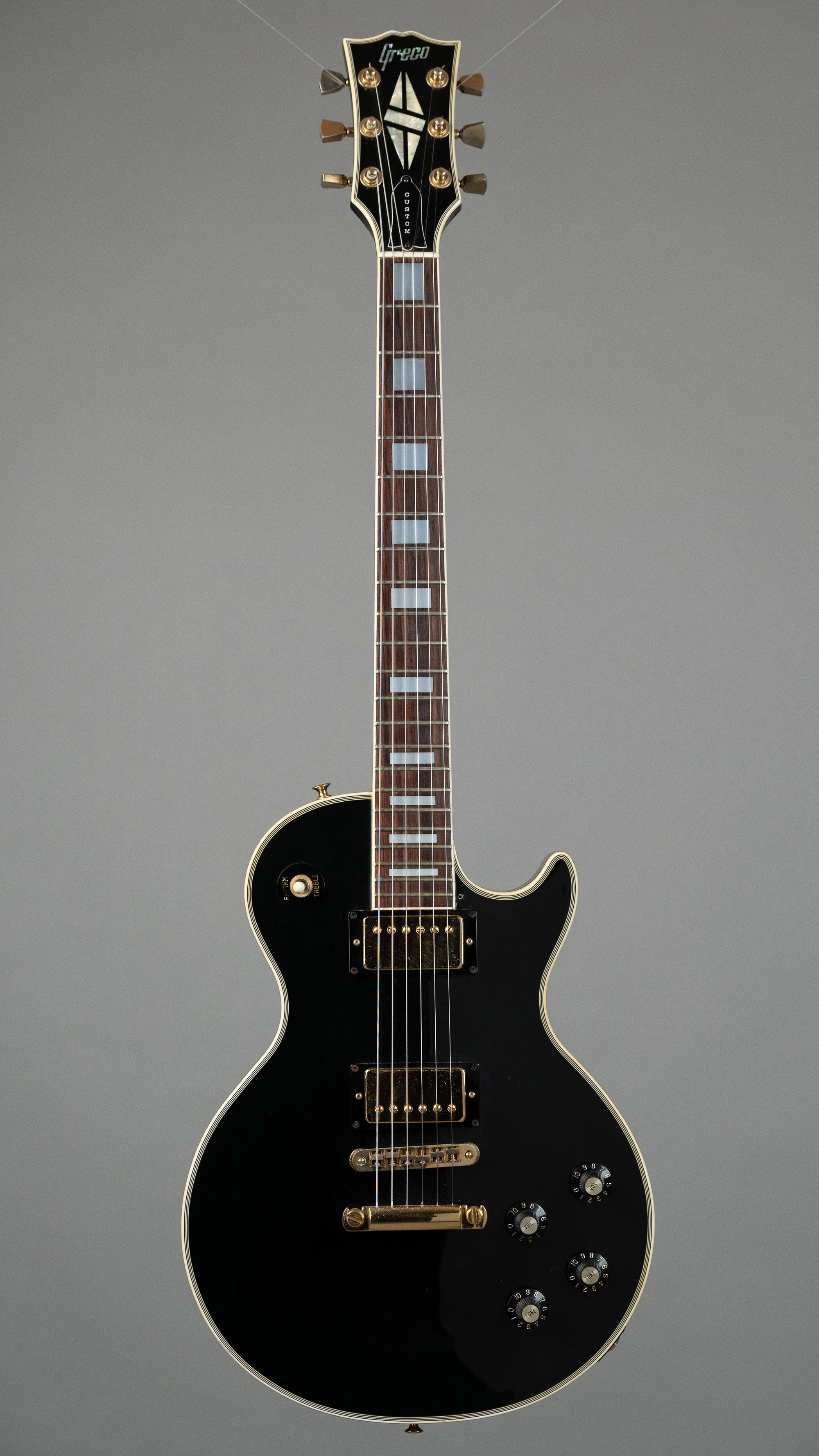 1978 Greco EG-500 Les Paul (Japan, Black, Deluxe Gig Bag)