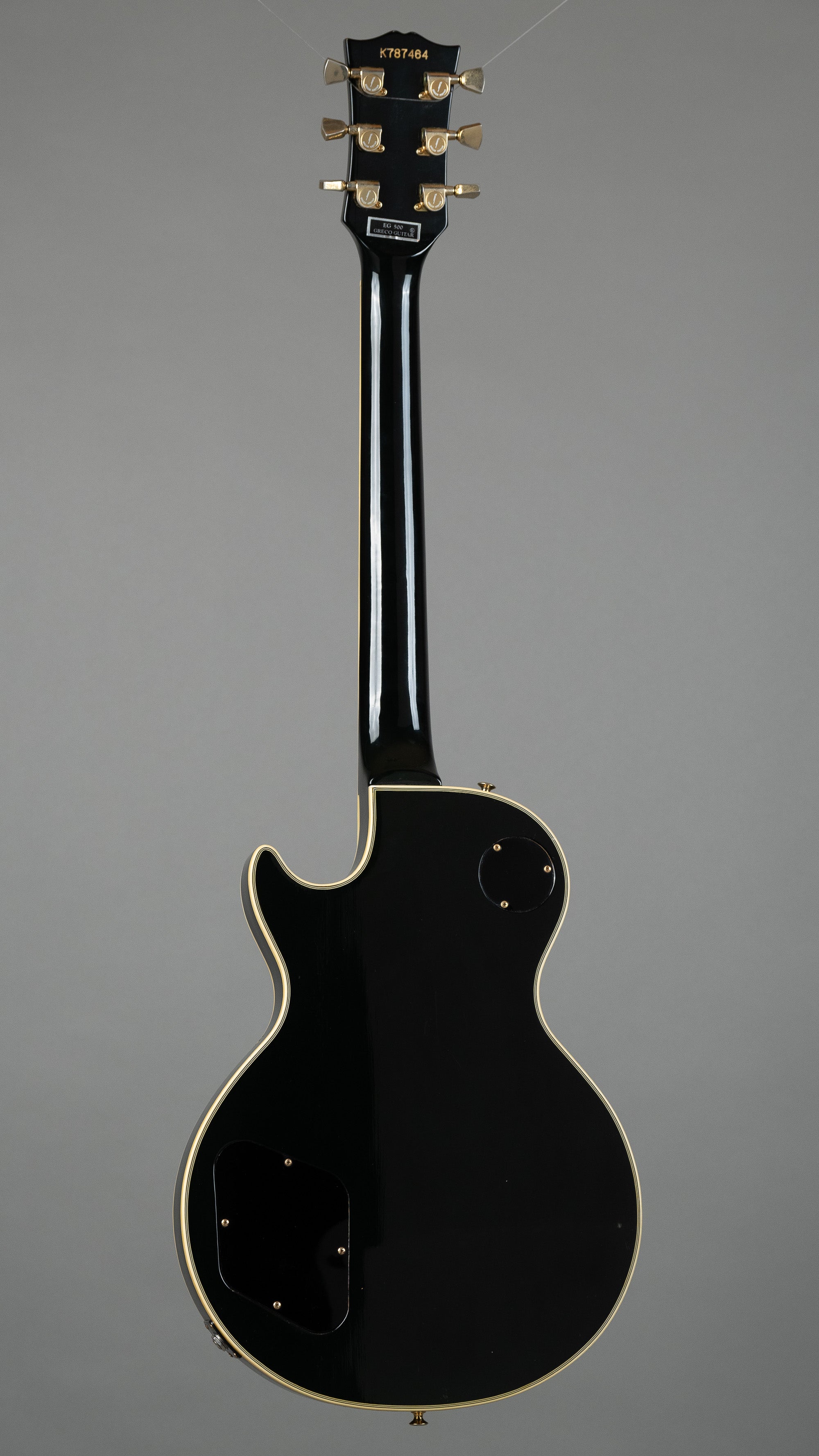 1978 Greco EG-500 Les Paul (Japan, Black, Deluxe Gig Bag)