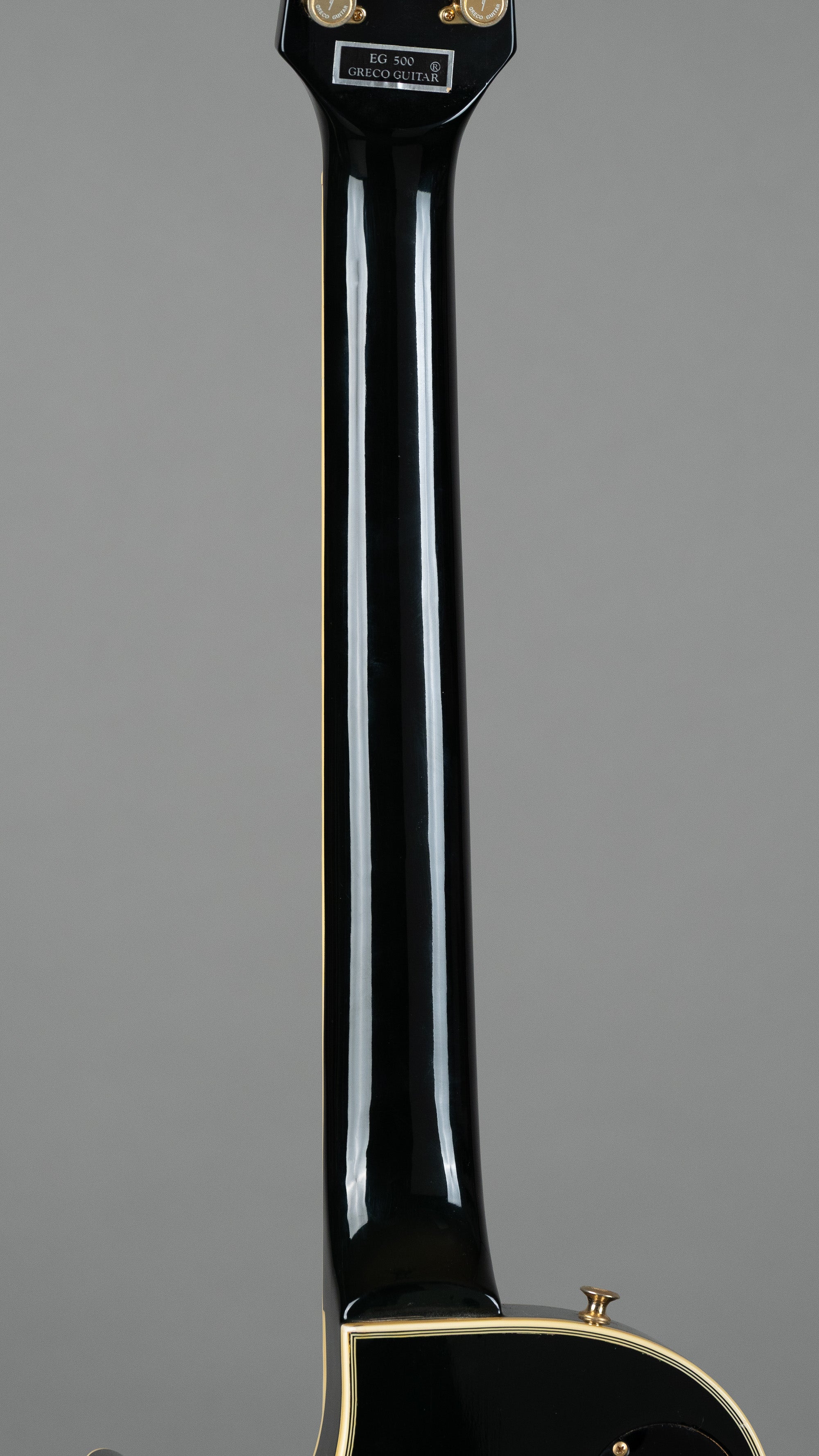 1978 Greco EG-500 Les Paul (Japan, Black, Deluxe Gig Bag)