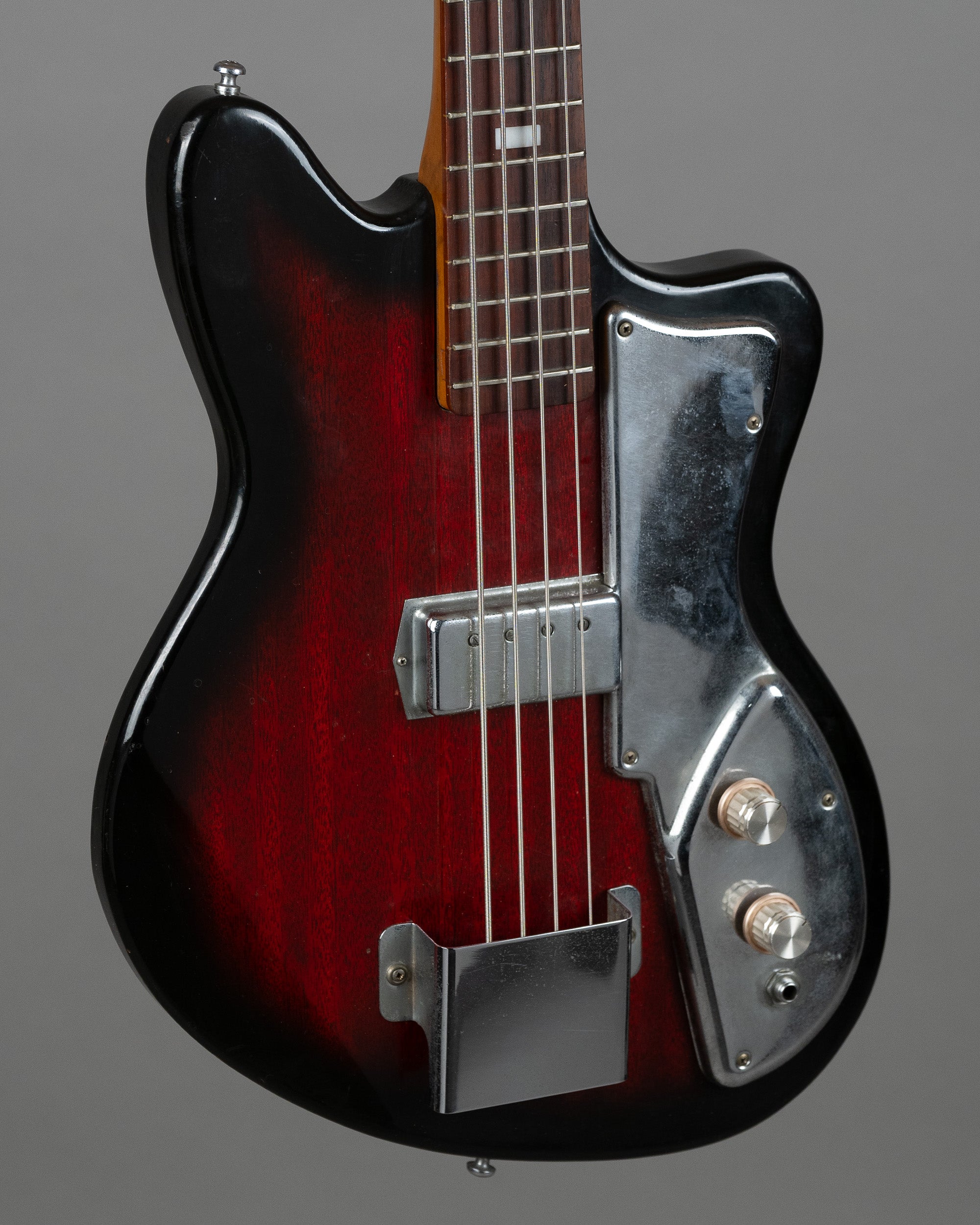 c1960s Guyatone EB-4 Bass (Japan, Redburst, OHSC)
