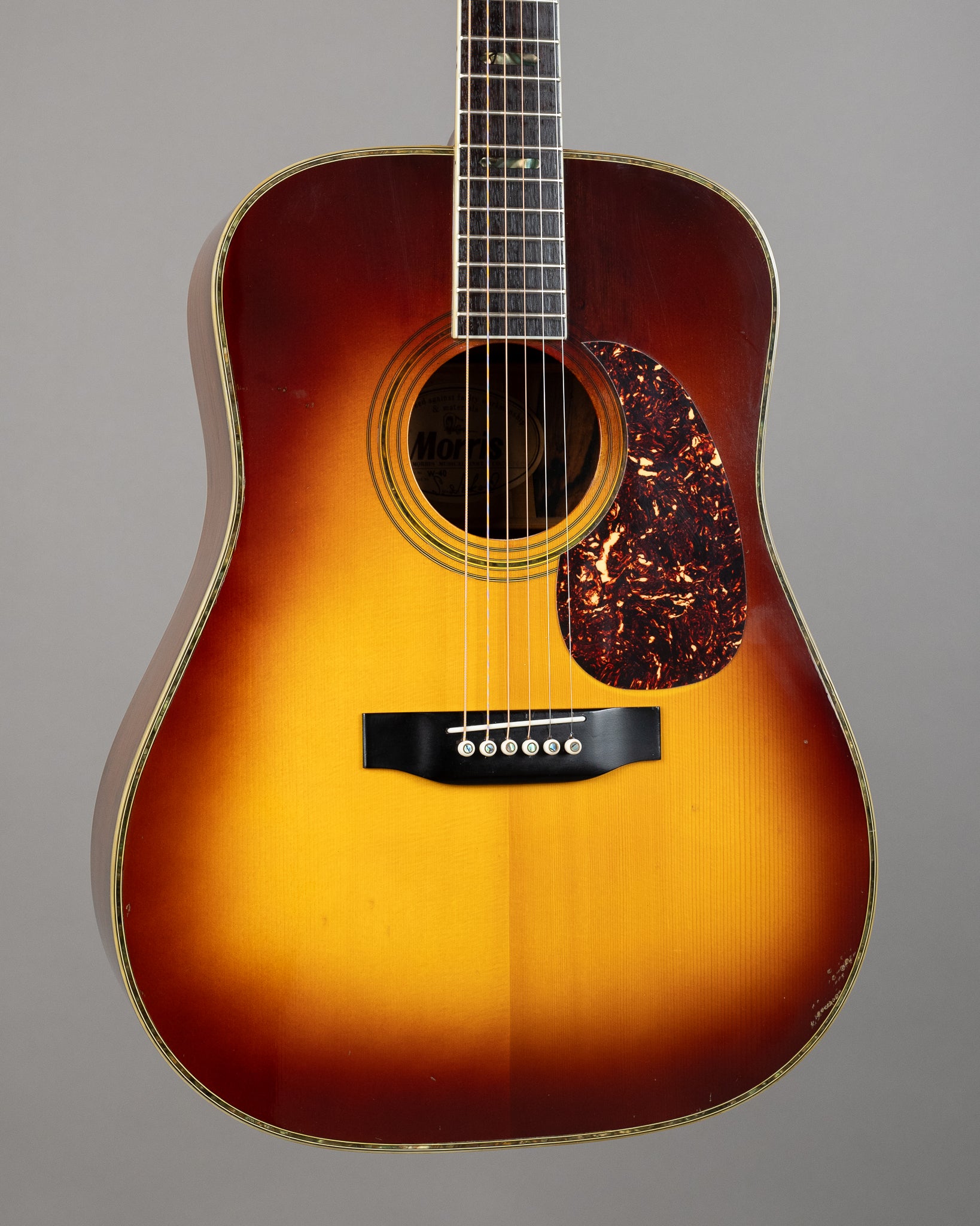 c1980s Morris W-40 'D-35 Style' (Japan, Shadetop)