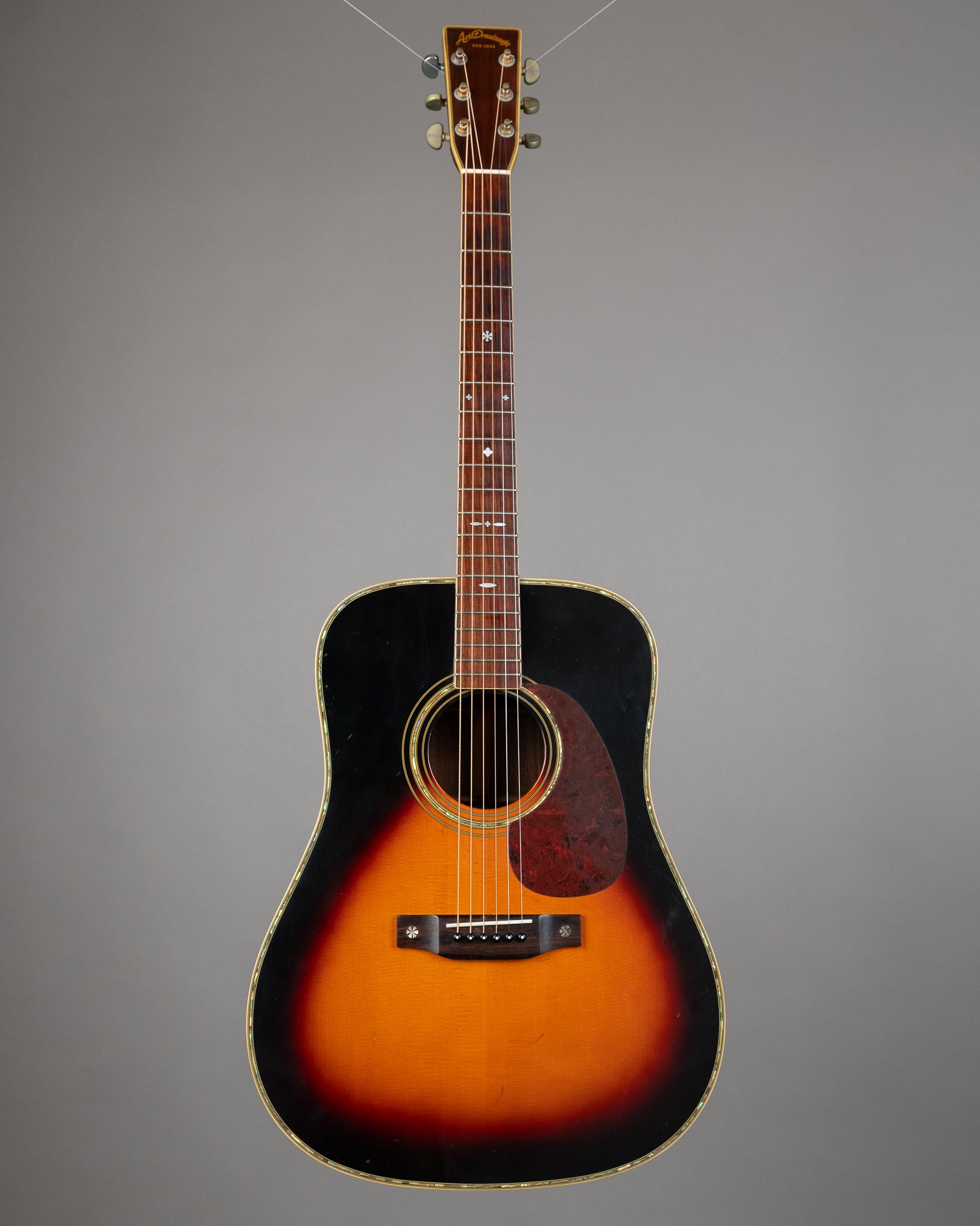 2002 Aria AD-80BS Dreadnought (China, Sunburst, All Solid)