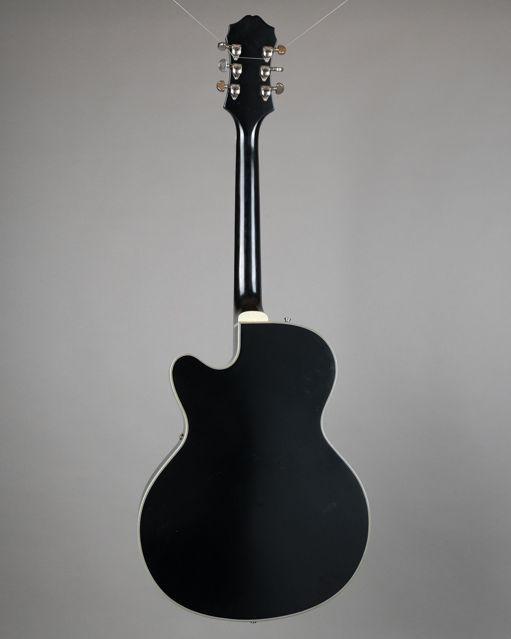 2020 Epiphone Emperor Swingster (Indonesia, Black Aged Gloss, Bag)