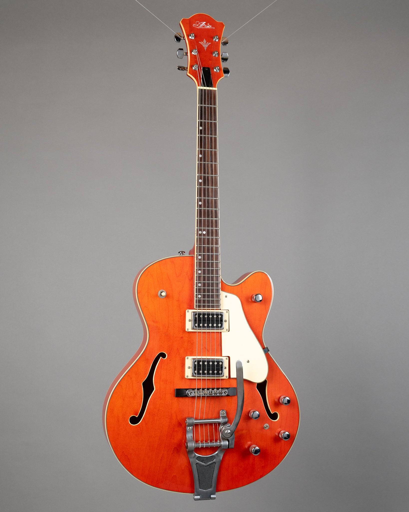 c1999 Aria FA-80 Archtop (Korea, Orange Stain, HSC)