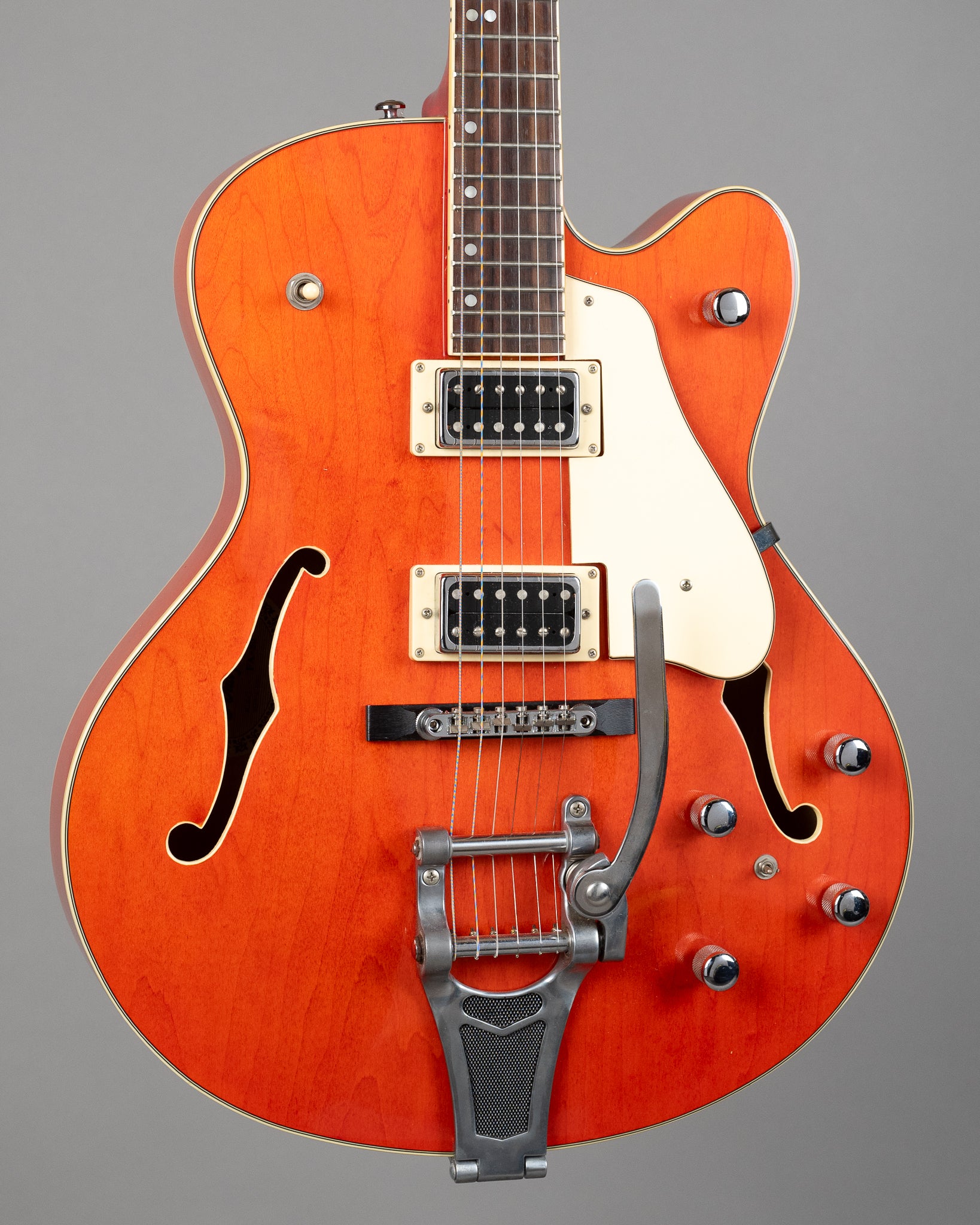 c1999 Aria FA-80 Archtop (Korea, Orange Stain, HSC)