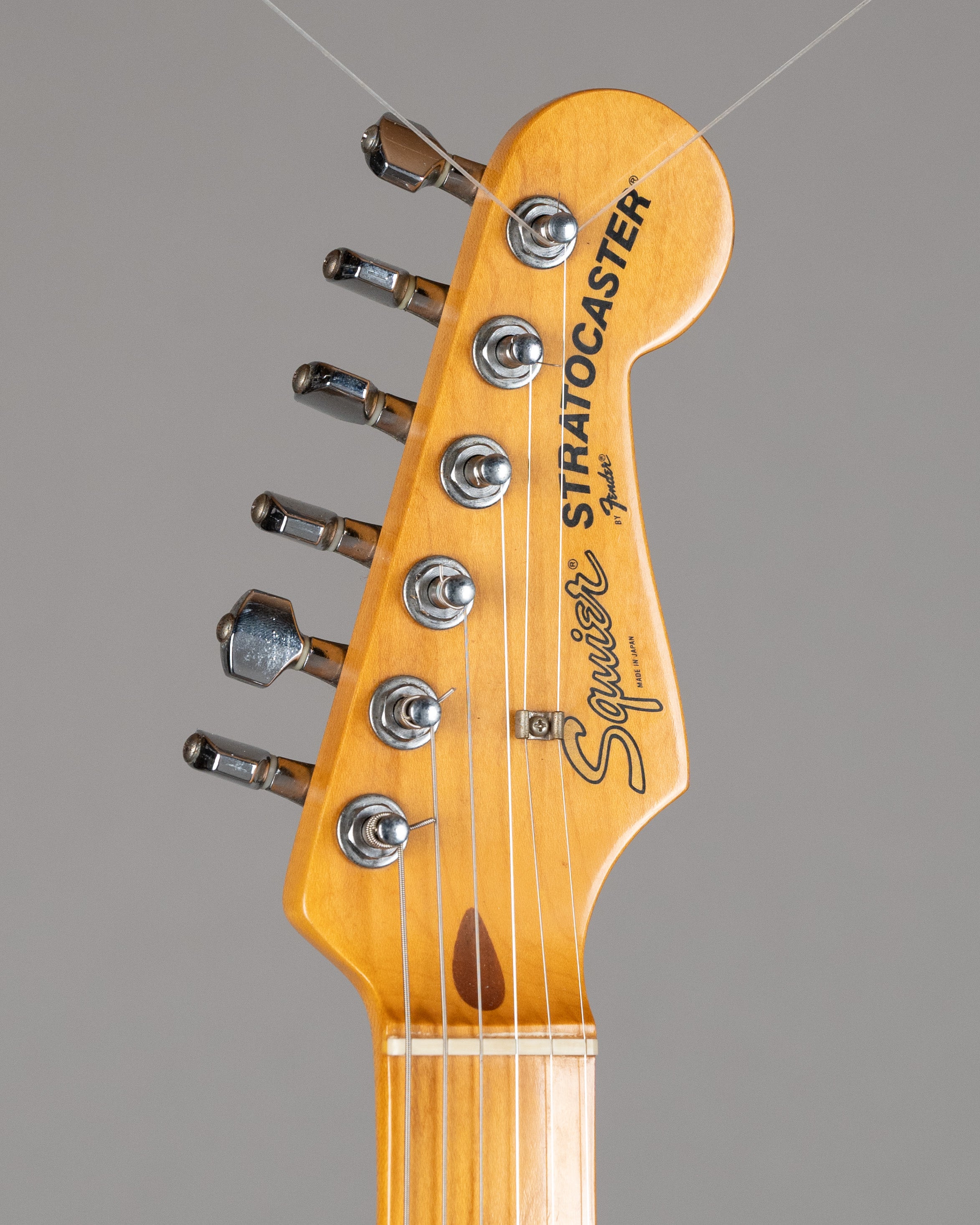 c1987 Squier Stratocaster (Japan, 2 Tone Sunburst, Gig Bag)