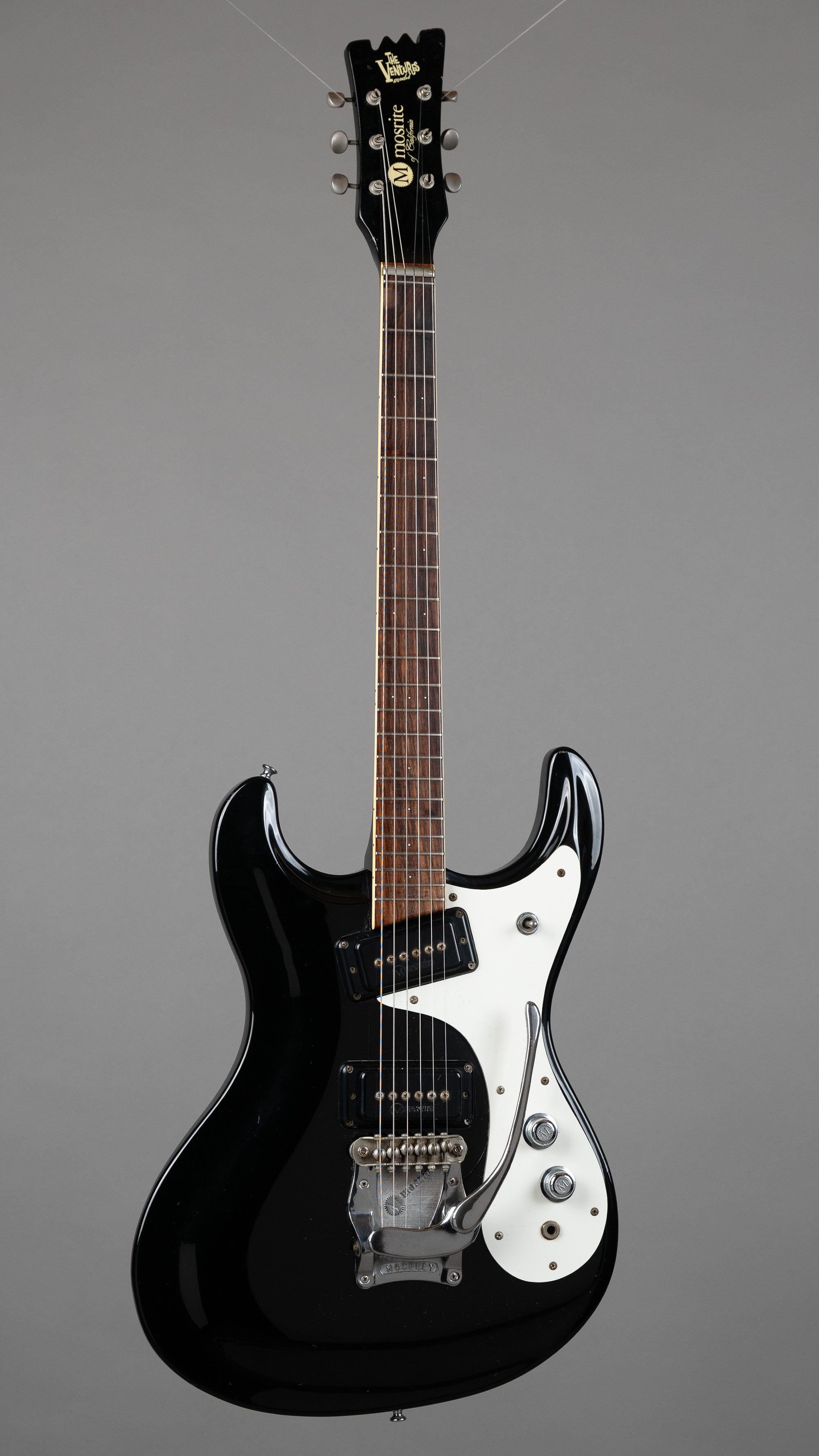 c1990s Mosrite Ventures (Japan, Black, OHSC)