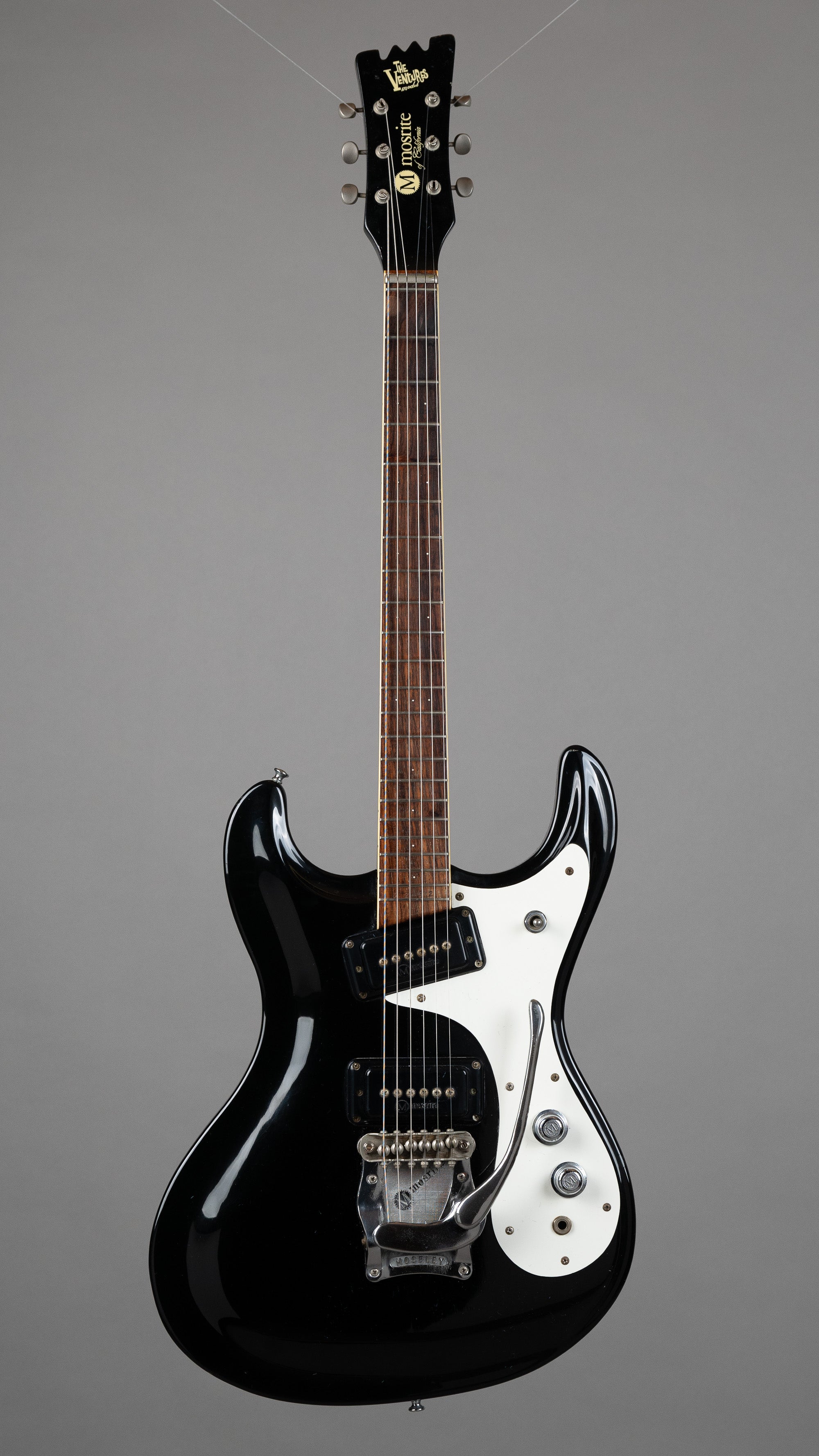 c1990s Mosrite Ventures (Japan, Black, OHSC)