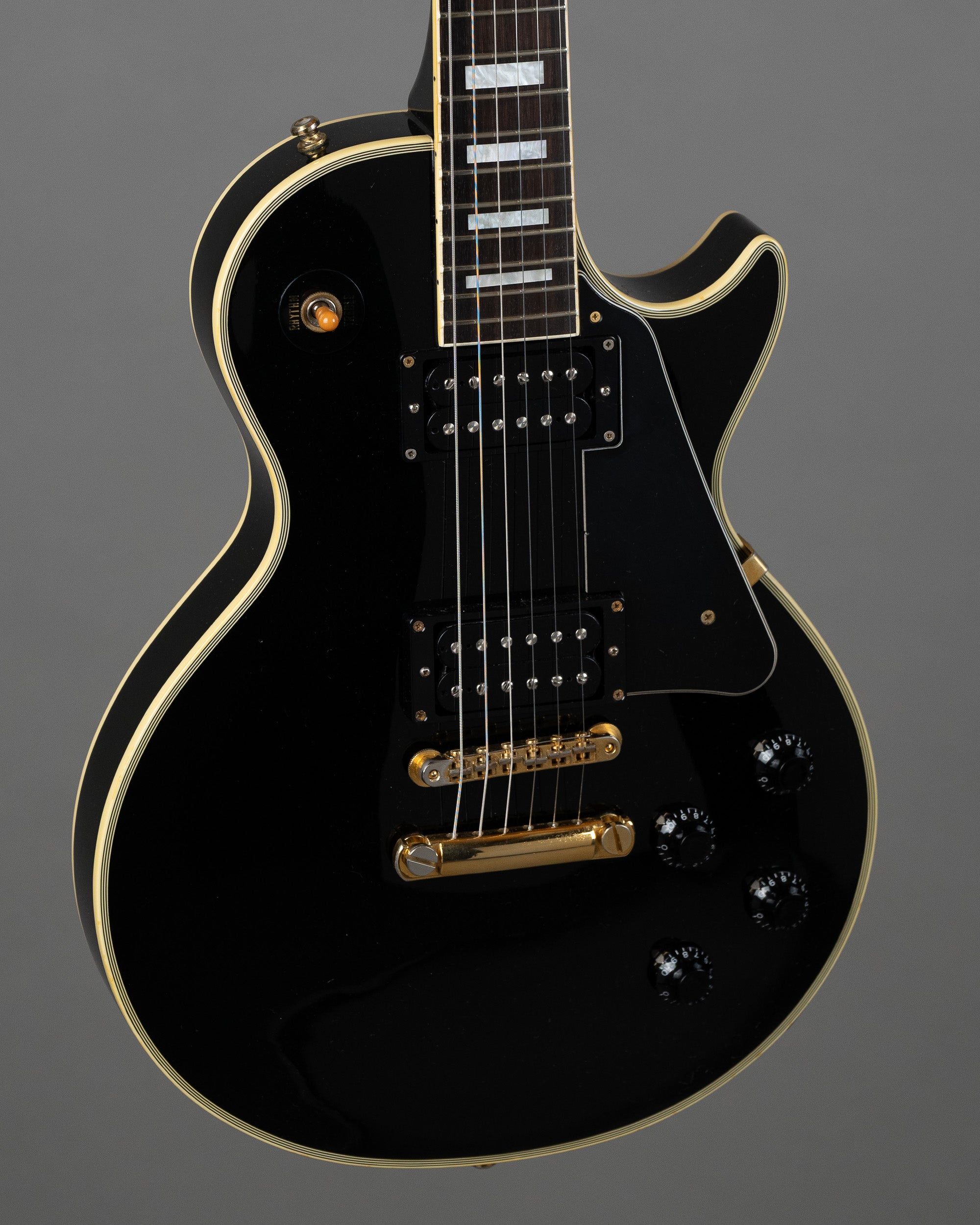 c1990s Burny Les Paul Custom (Japan, Black)