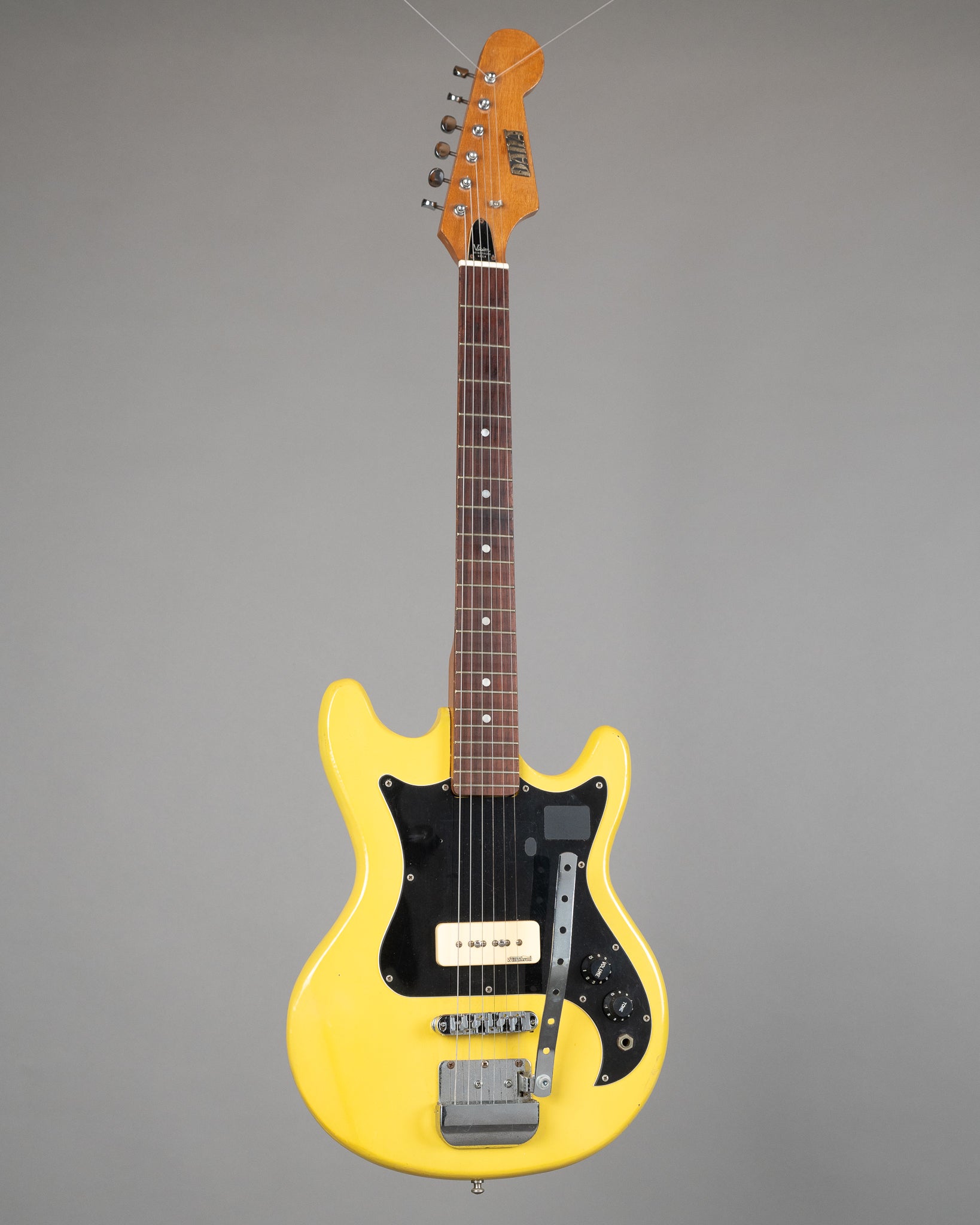 c1960s Dana Teisco Style (Japan, Yellow, King Crimson Graphic)