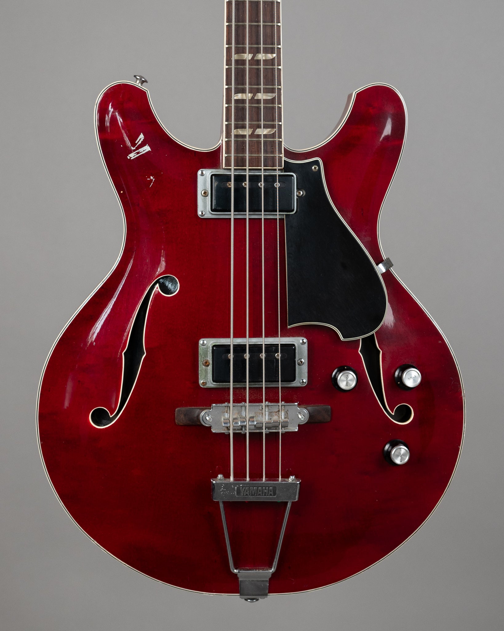 1972 Yamaha SA-70 Hollow Body Bass (Japan, Cherry Red, OHSC)