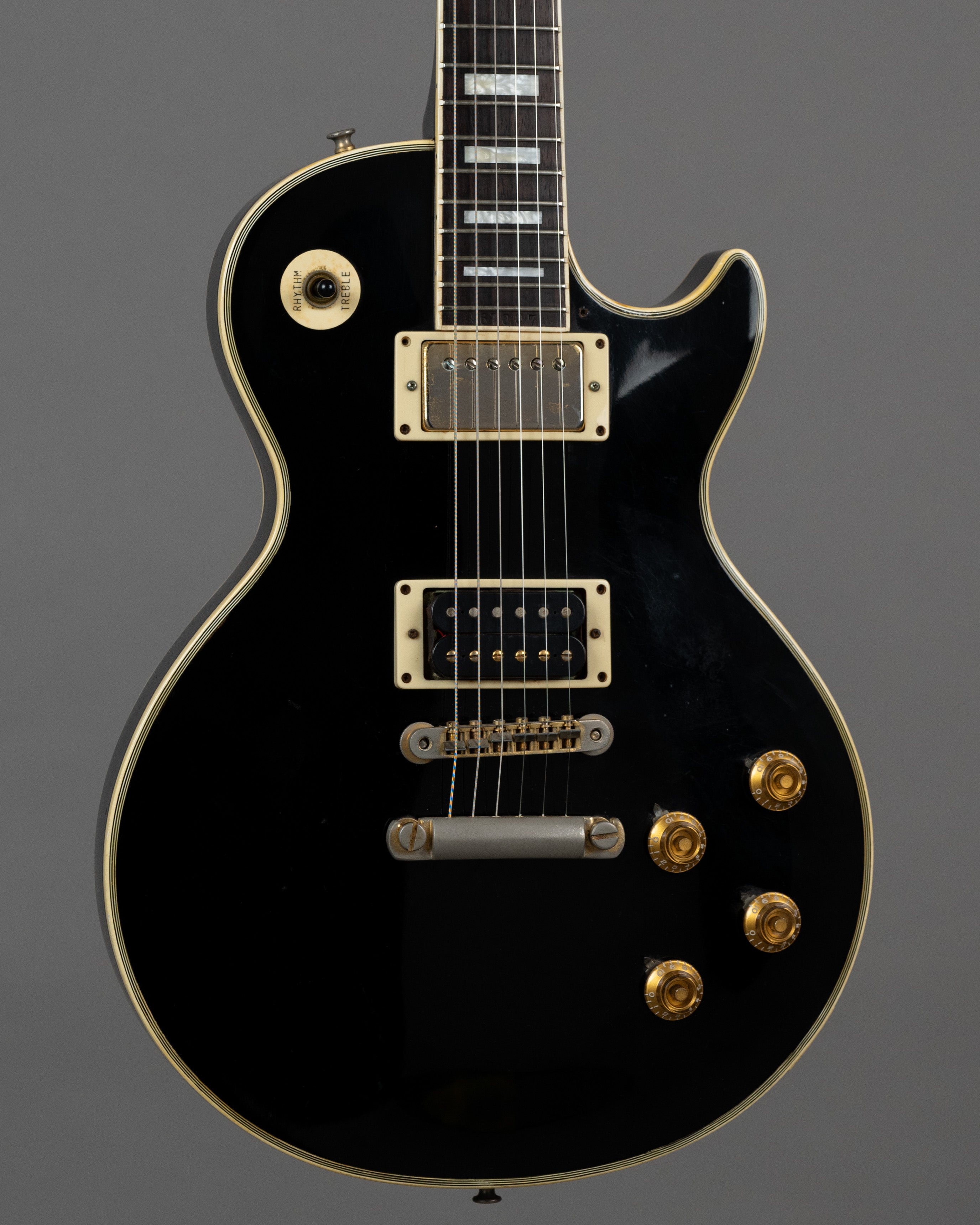 c1980s Burny RLC-60 Les Paul Custom (Japan, Black)