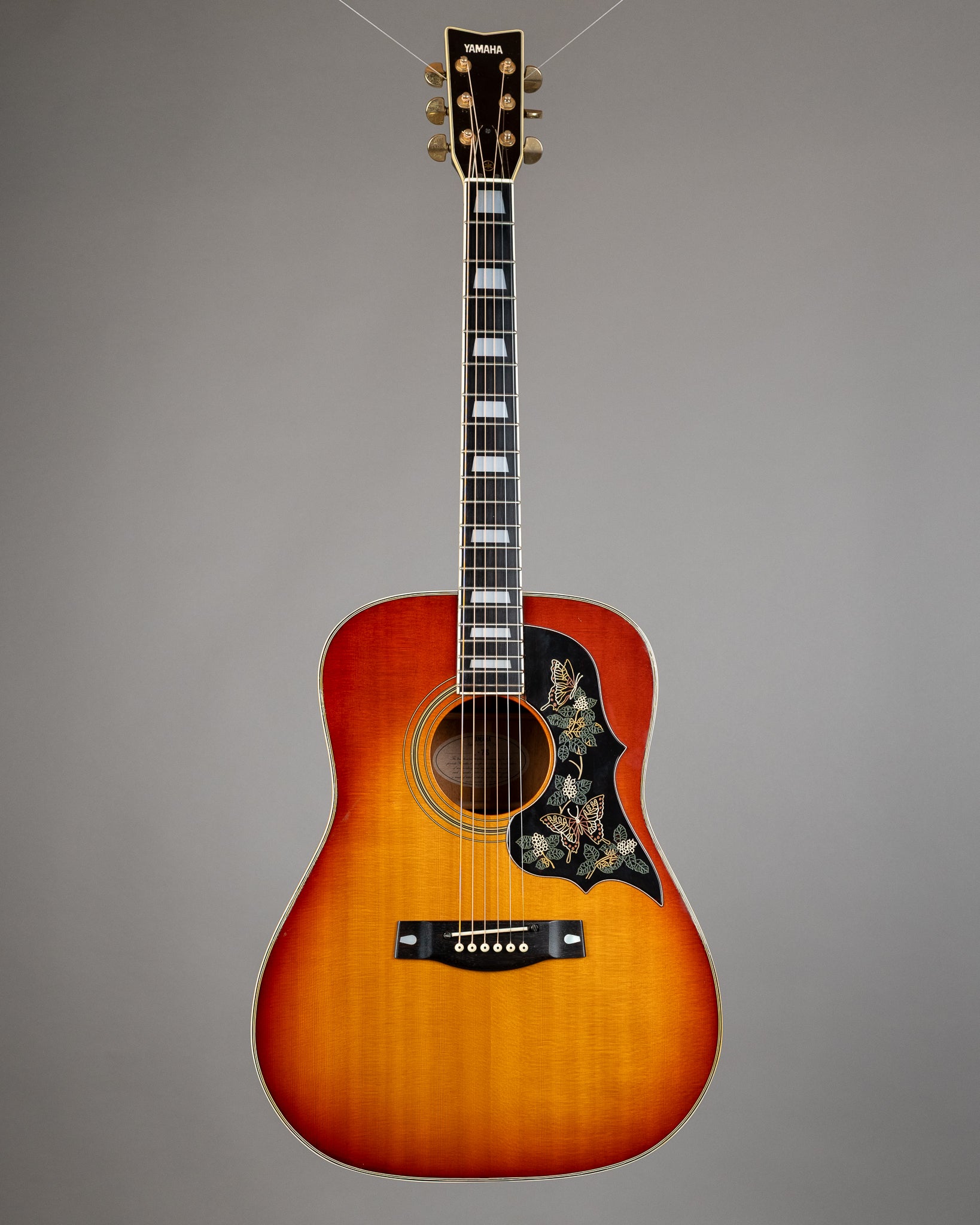 1978 Yamaha L7-S Steel String Acoustic (Japan, Sunburst, OHSC)