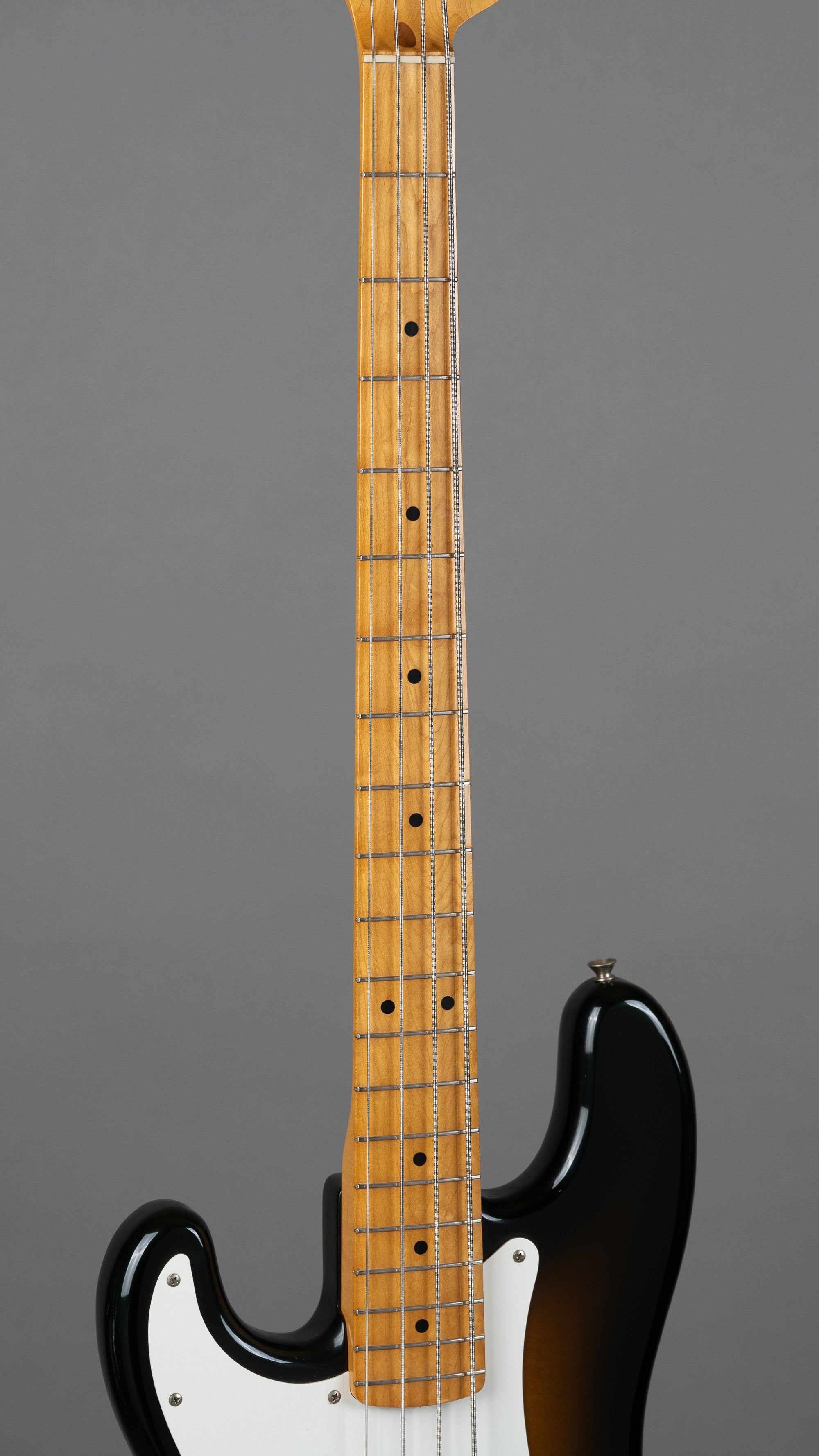 c1988 Fender 57RI Precision Bass Left Handed (Japan, Sunburst)