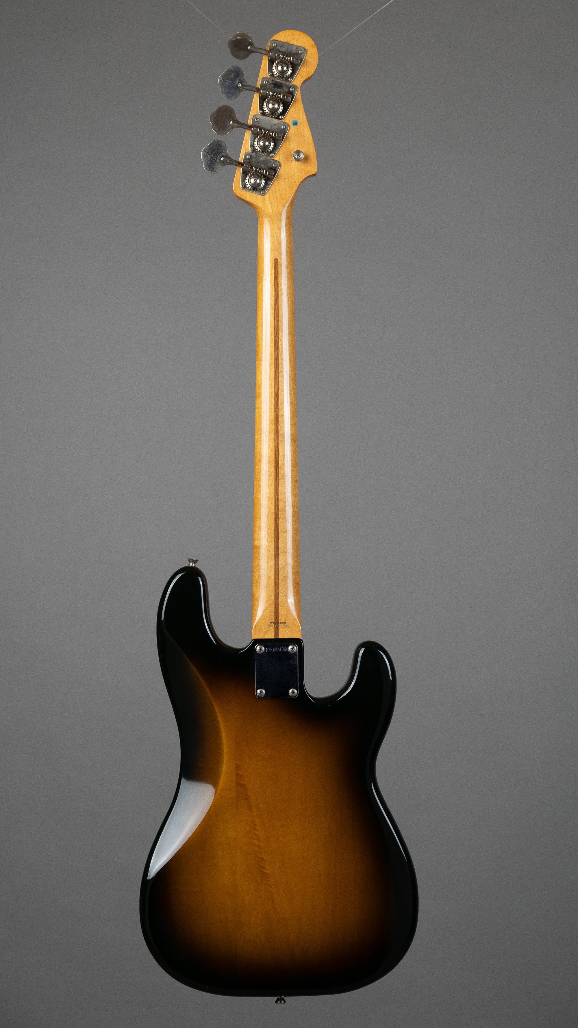 c1988 Fender 57RI Precision Bass Left Handed (Japan, Sunburst)