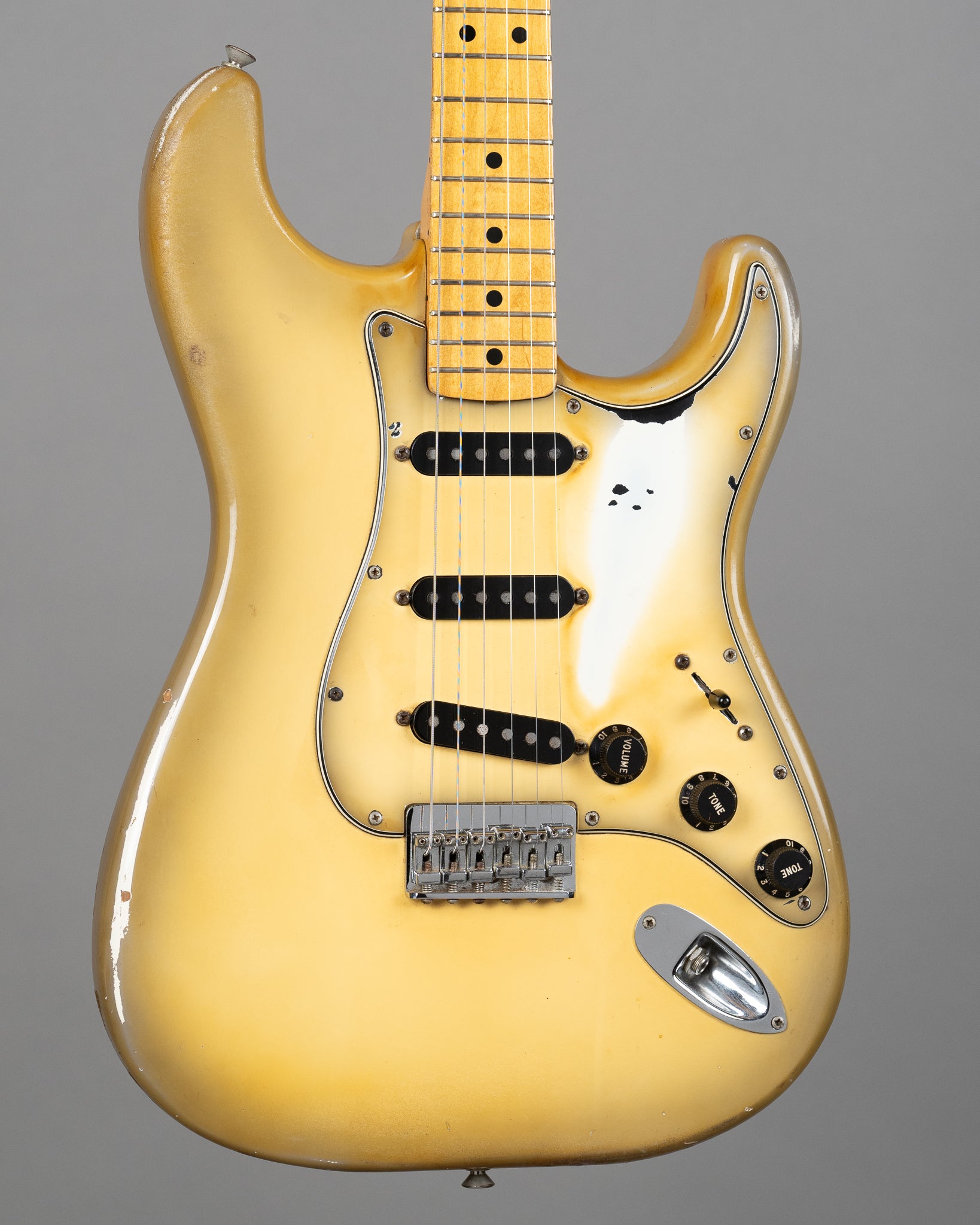 c1979 Fender Stratocaster Hardtail (USA, Antigua, HSC)