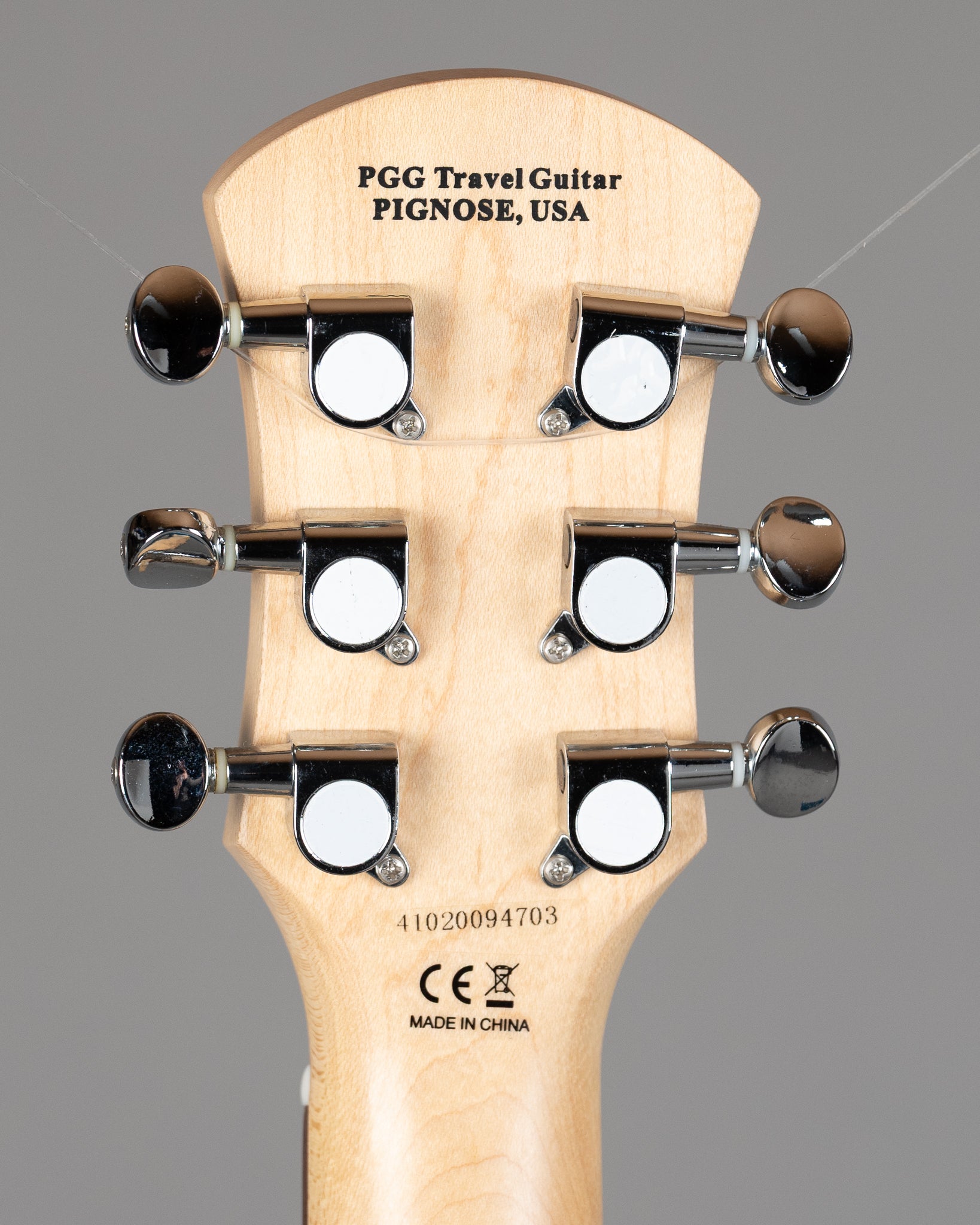 c2020s Pignose PGG-200 MBL Travel Guitar (China, Metallic Blue, OGB)