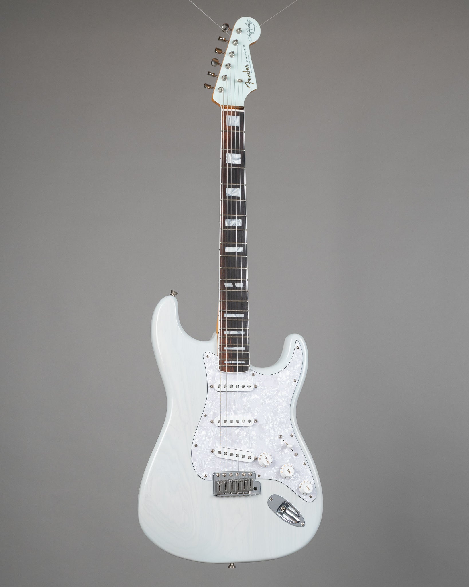 2021 Fender Kenny Wayne Shepherd Stratocaster (USA, Transparent Faded Sonic Blue, OHSC)