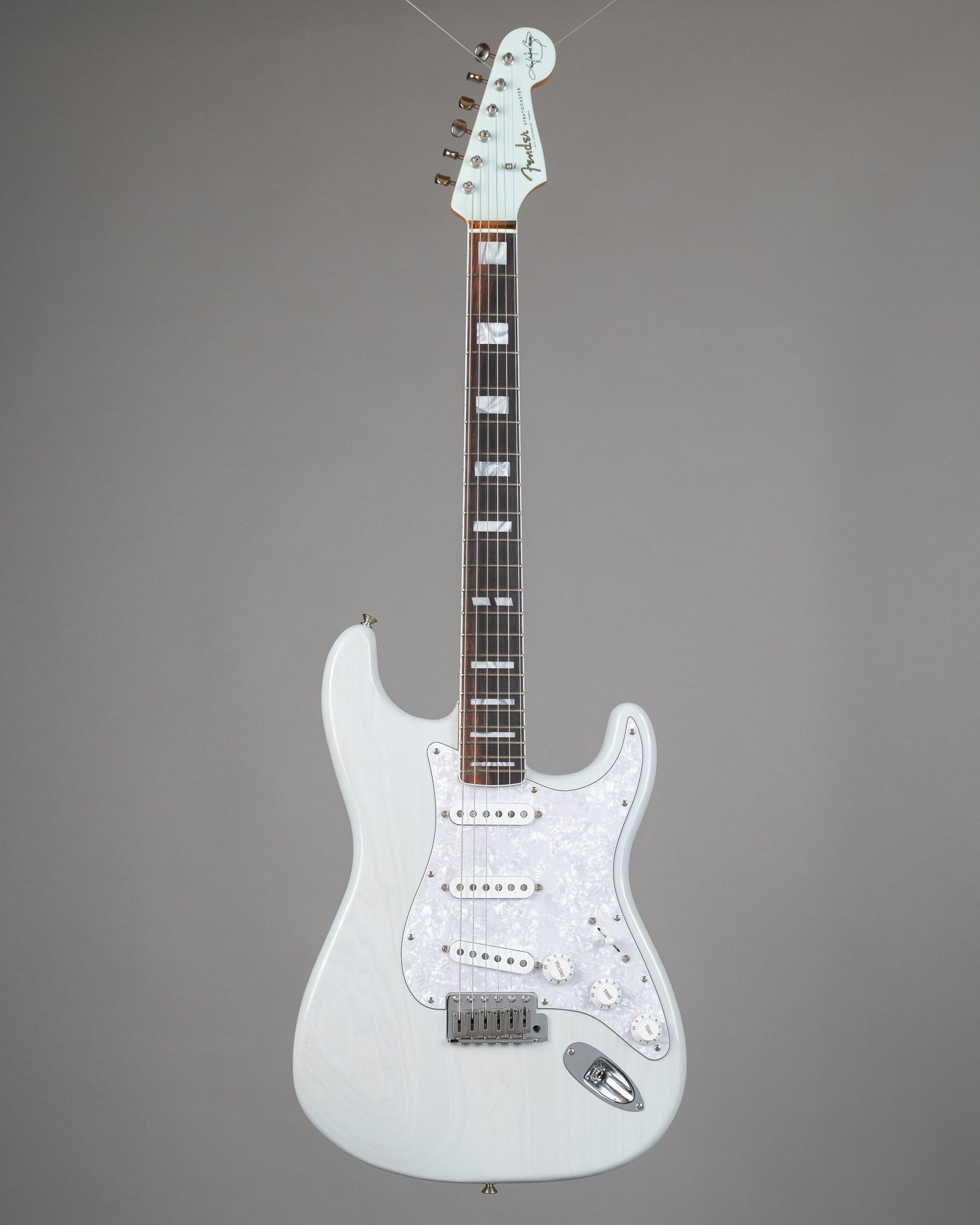 2021 Fender Kenny Wayne Shepherd Stratocaster (USA, Transparent Faded Sonic Blue, OHSC)