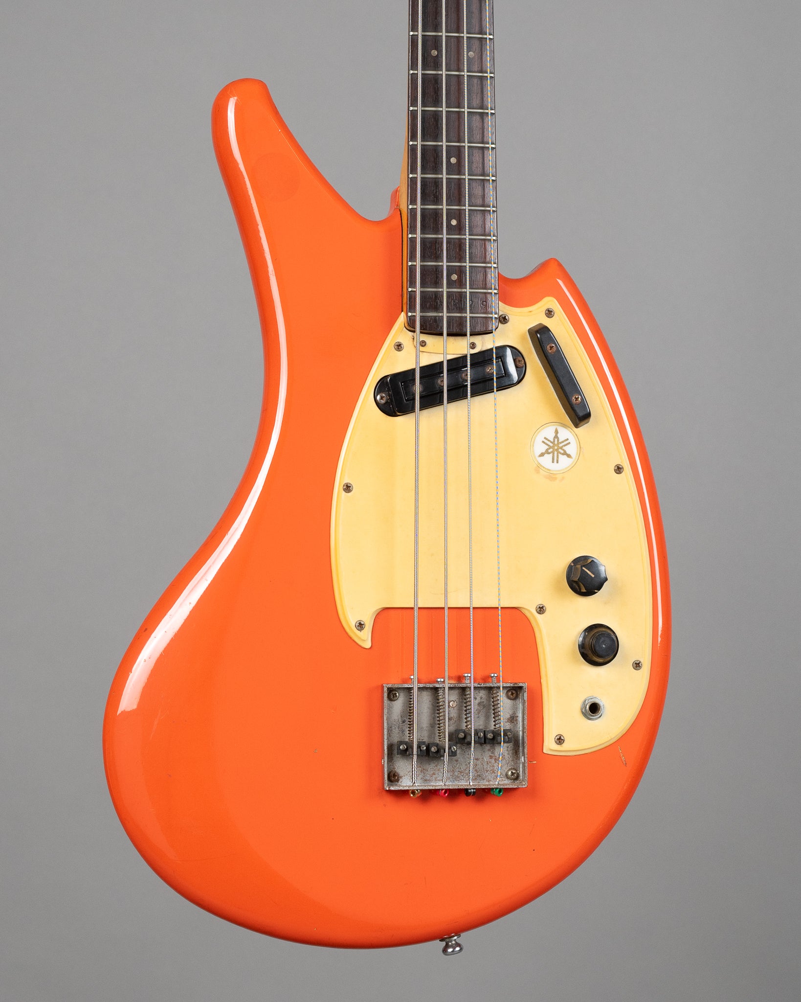 YAMAHA SB-1C ヴィンテージ ベース フライングバナナ ケース付 現状品 c1967 Yamaha SB-1C 'Flying Banana' Bass (Japan, Orange Polyester)