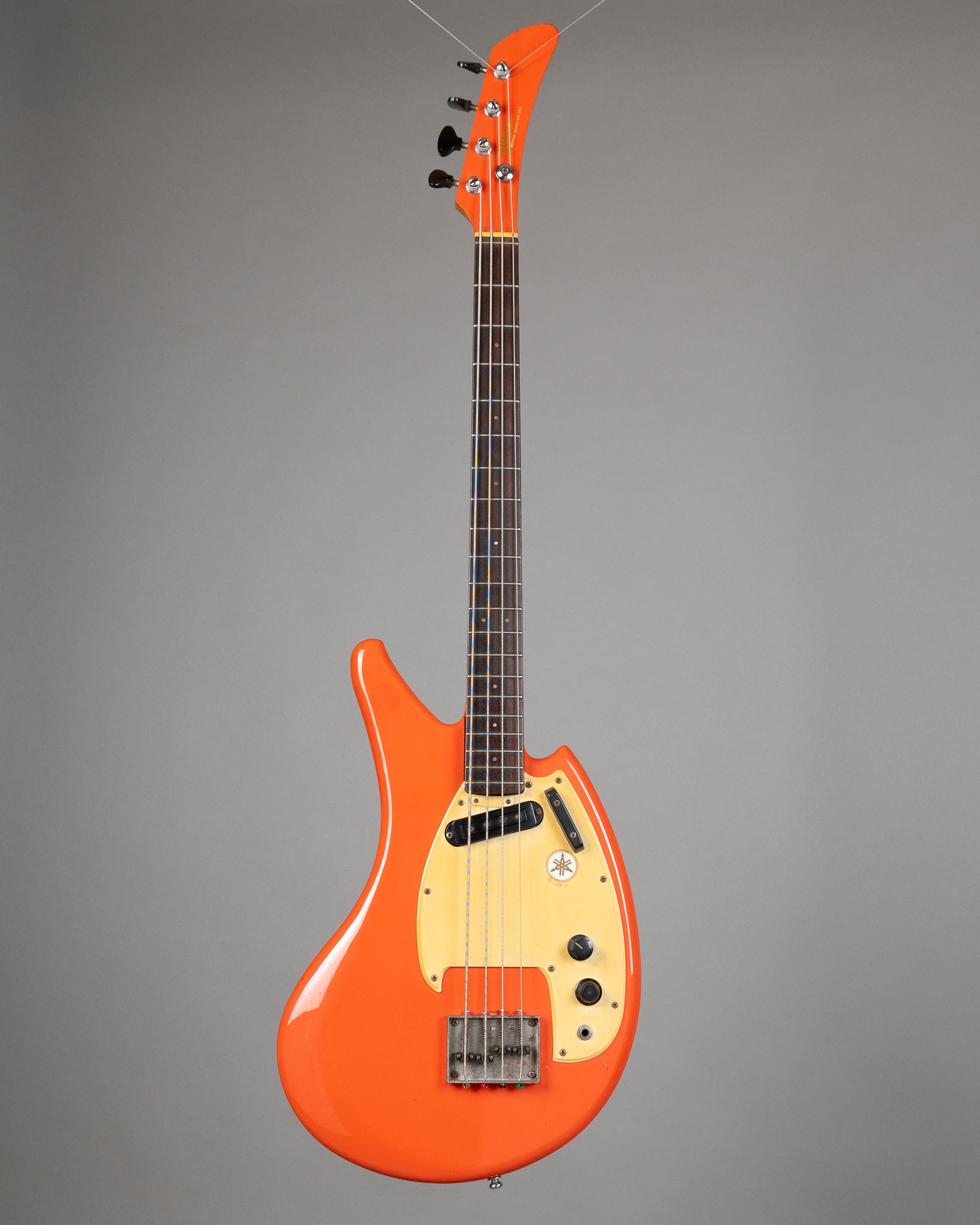 c1967 Yamaha SB-1C 'Flying Banana' Bass (Japan, Orange Polyester)