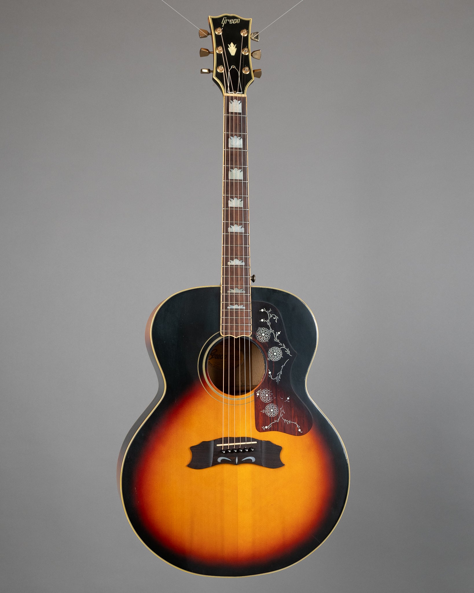 c1981 Greco W-505BS 'SJ-200' Jumbo (Japan, Sunburst)