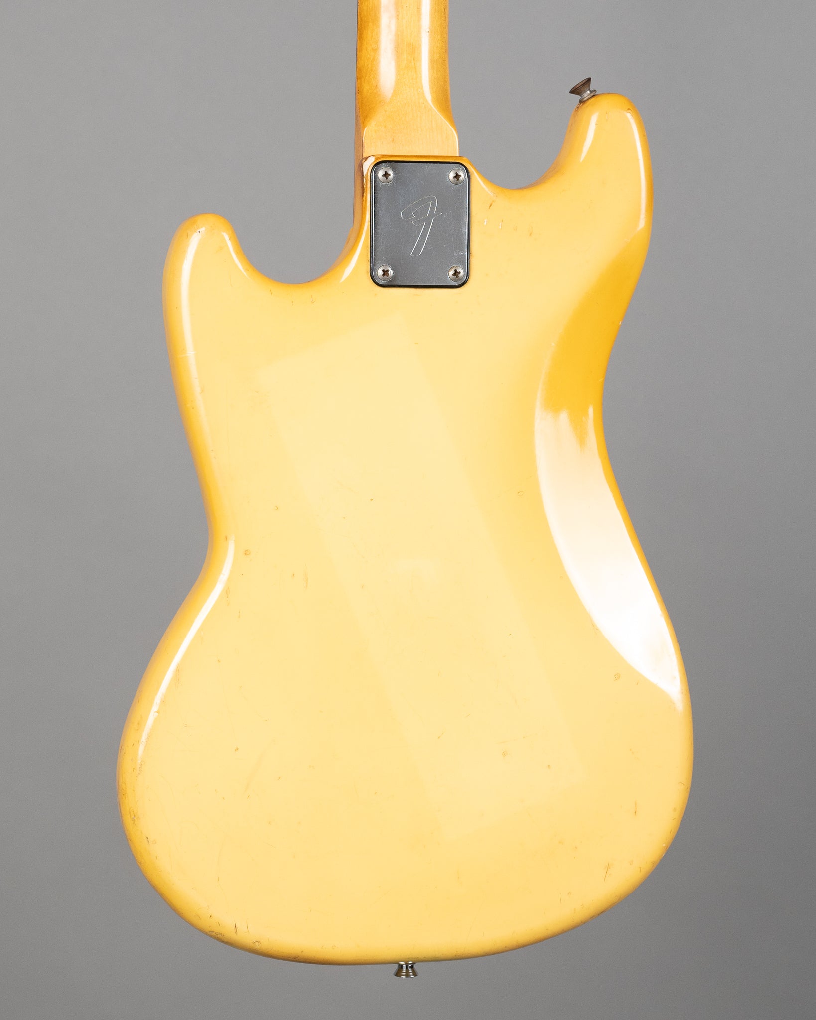 1977 Fender Mustang (USA, Olympic White, OHSC)