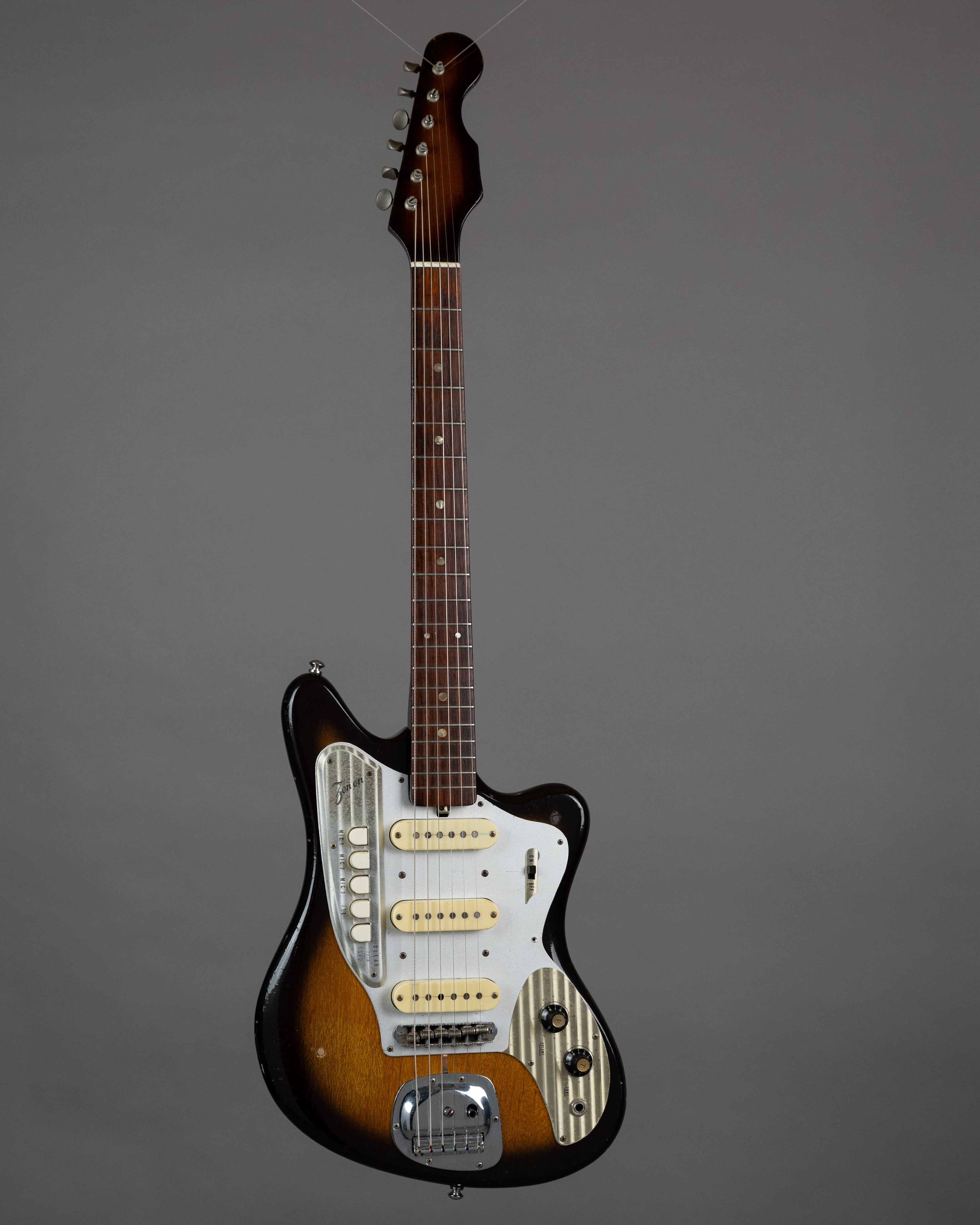 c1966 Zenon ZES220 Electric Guitar (Japan, Sunburst)