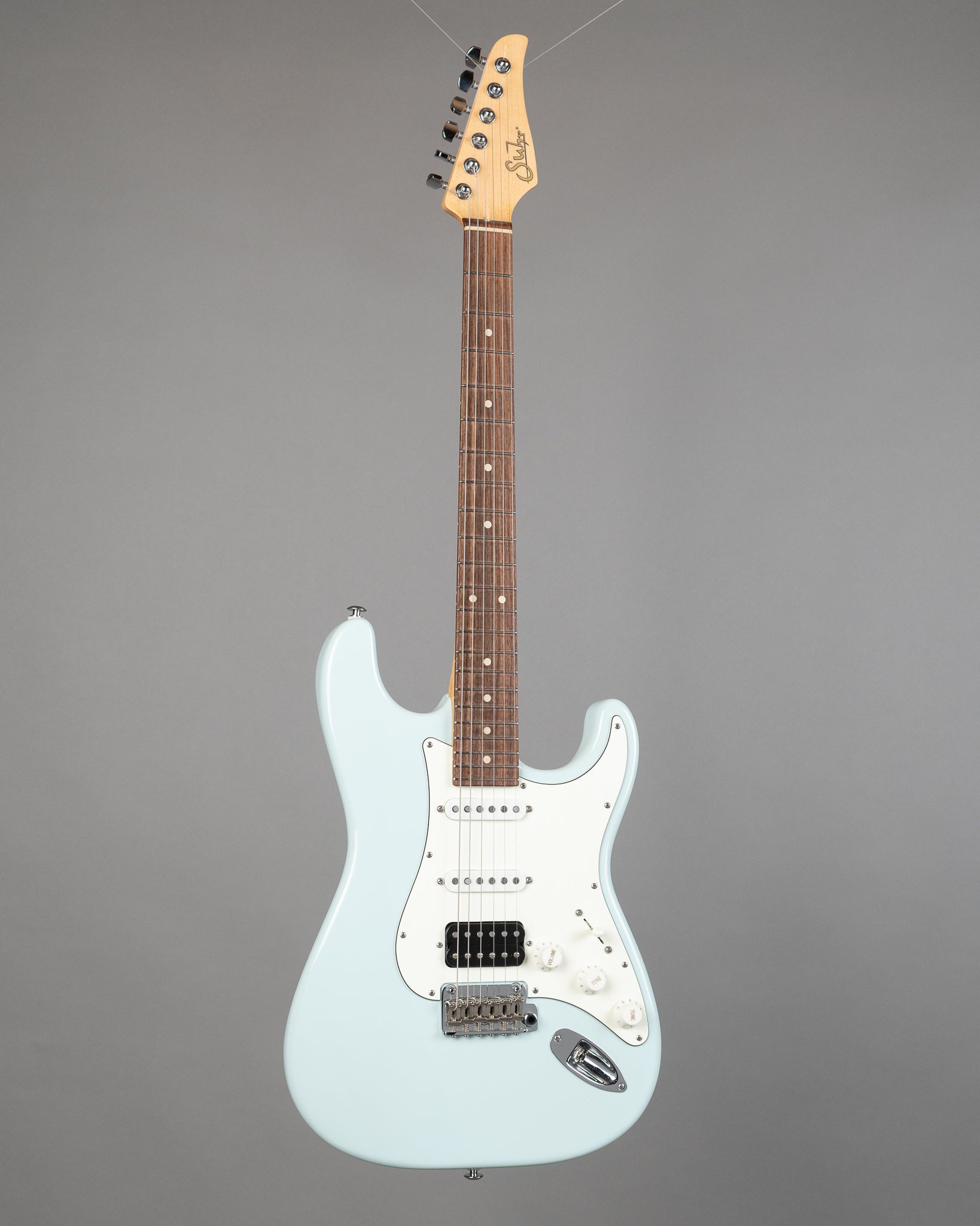 c2020s Suhr Classic S HSS (USA, Sonic Blue, OGB)
