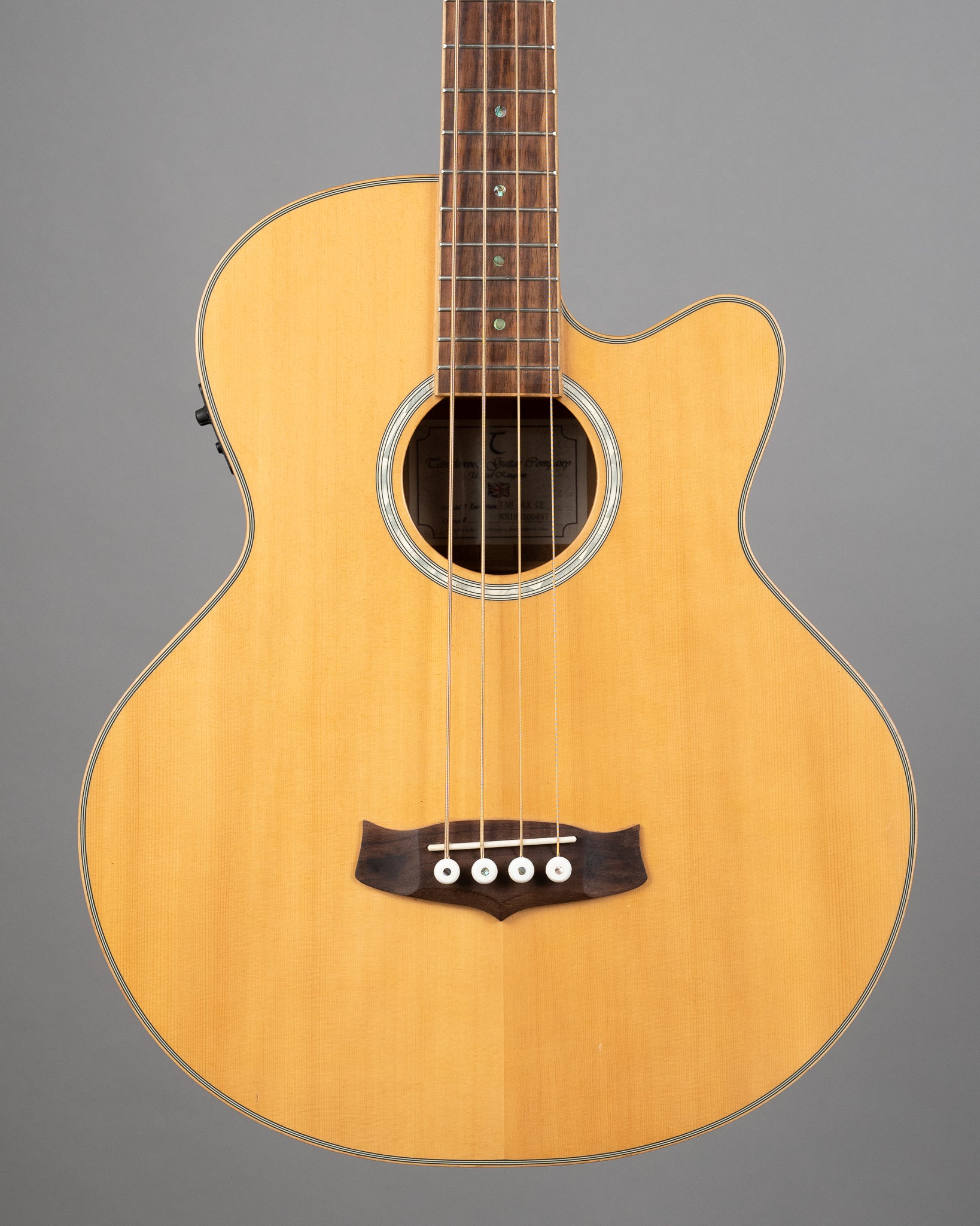 c2010 Tanglewood TAB DLX CE Deluxe Acoustic Bass (China, Natural Satin)