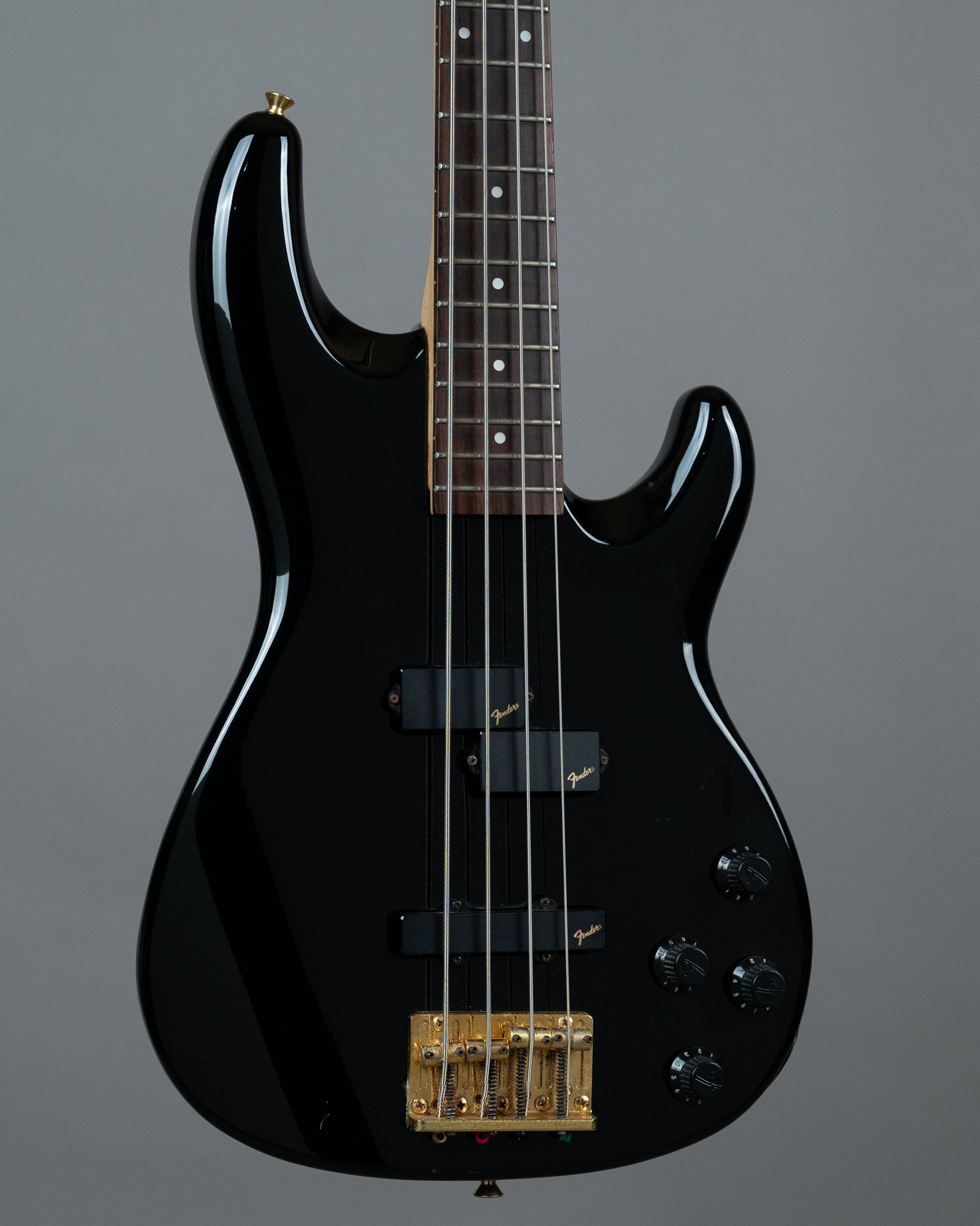 c1993 Fender PJR-65 Contemporary Jazz Bass Special (Japan, Black, Gold Hardware)