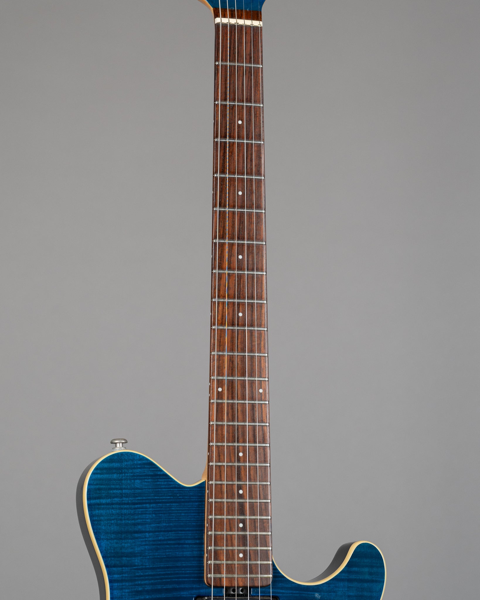 2009 Ernie Ball Music Man Axis Super Sport HH (USA, Transparent Blue, OHSC) #G48117
