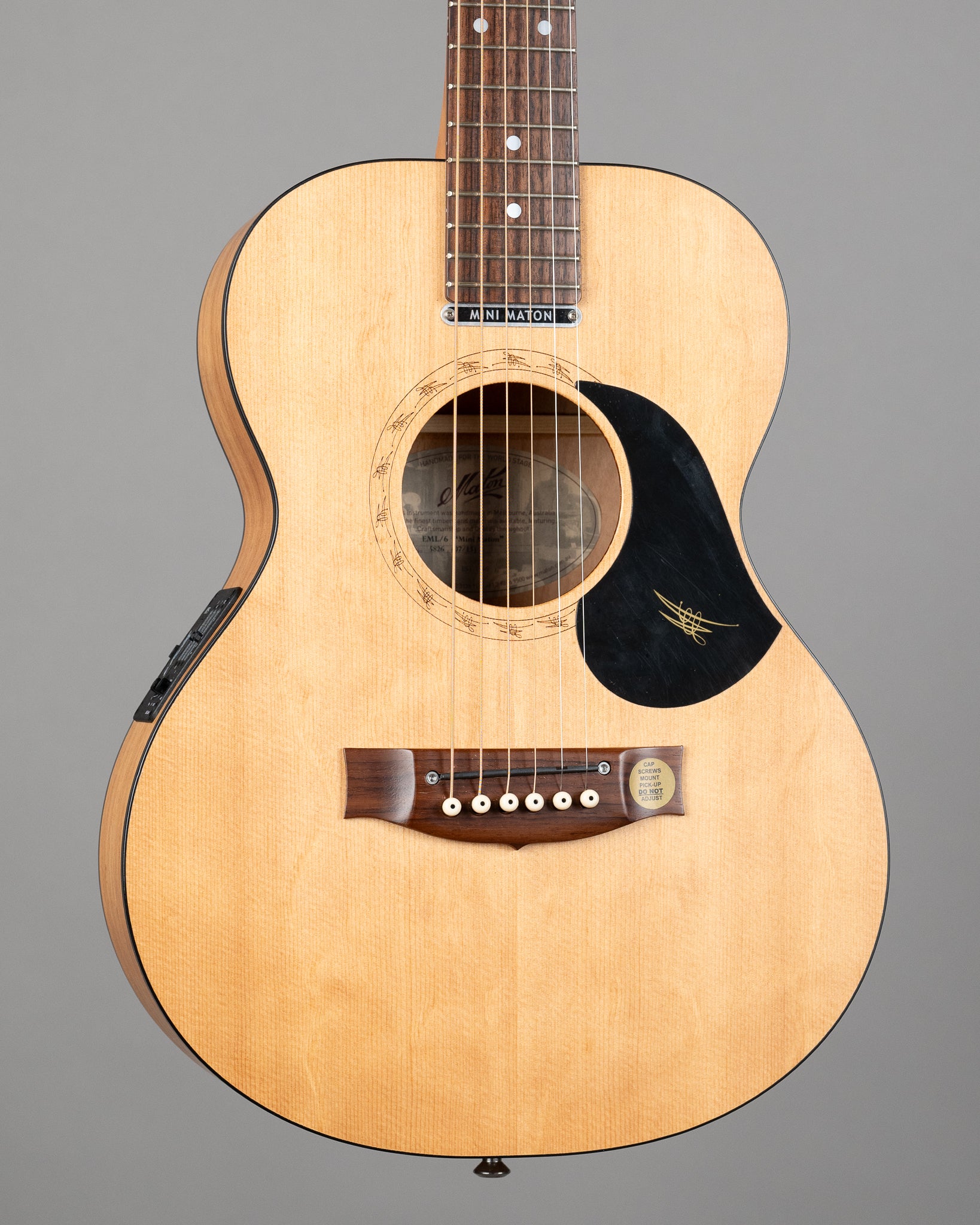 2013 Maton EML/6 Mini Maton (Australia, Natural Satin, AP5 Pickup, OHSC)