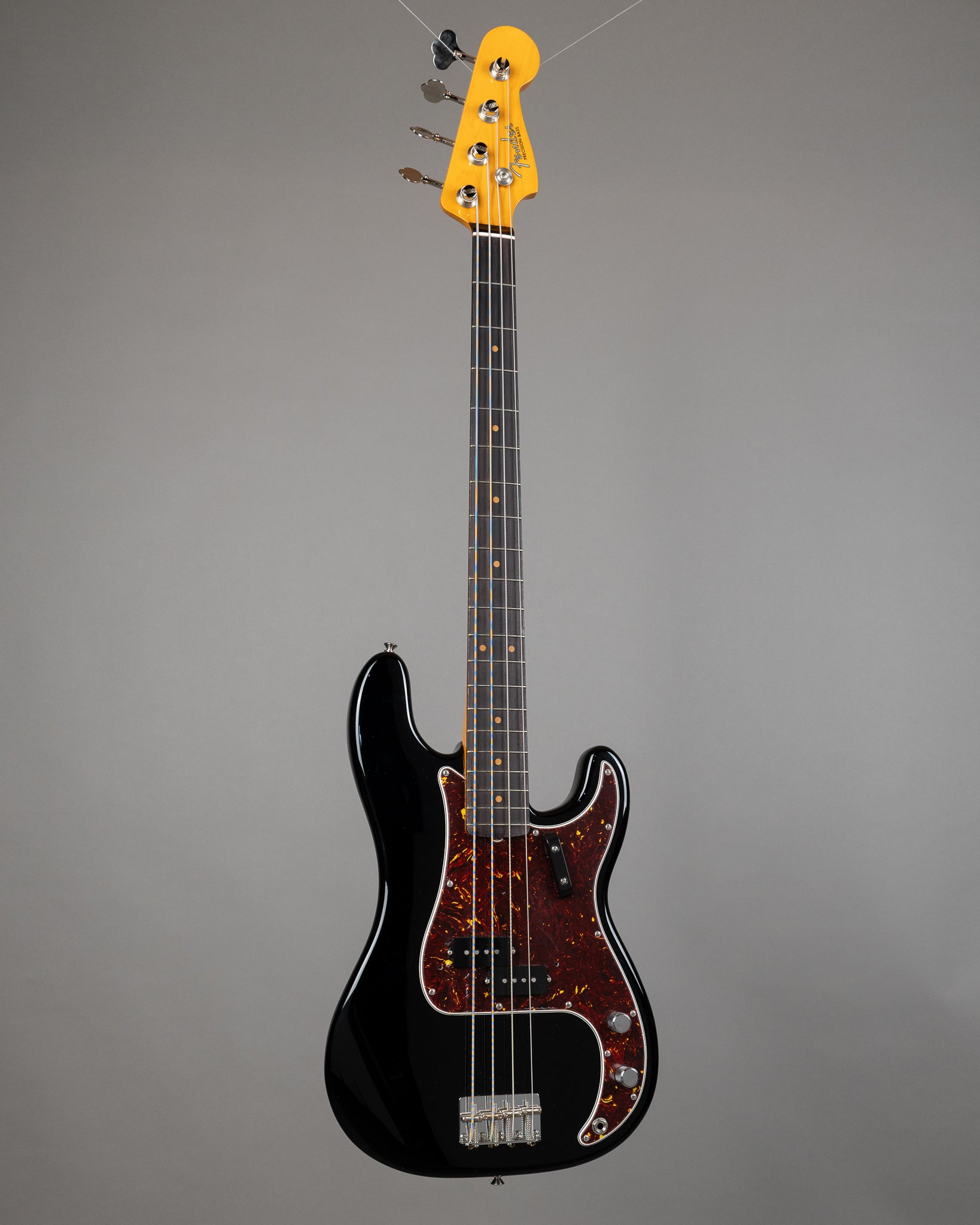 2022 Fender American Vintage II 1960 Precision Bass (USA, Black, OHSC)
