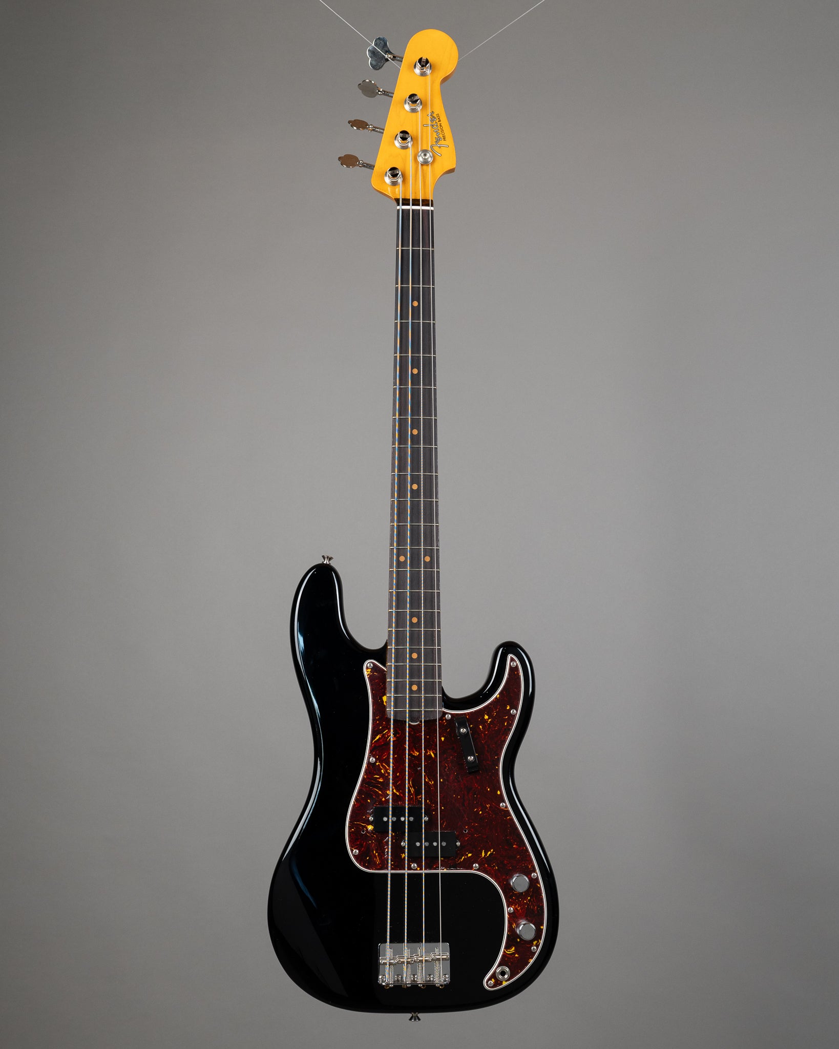 2022 Fender American Vintage II 1960 Precision Bass (USA, Black, OHSC)
