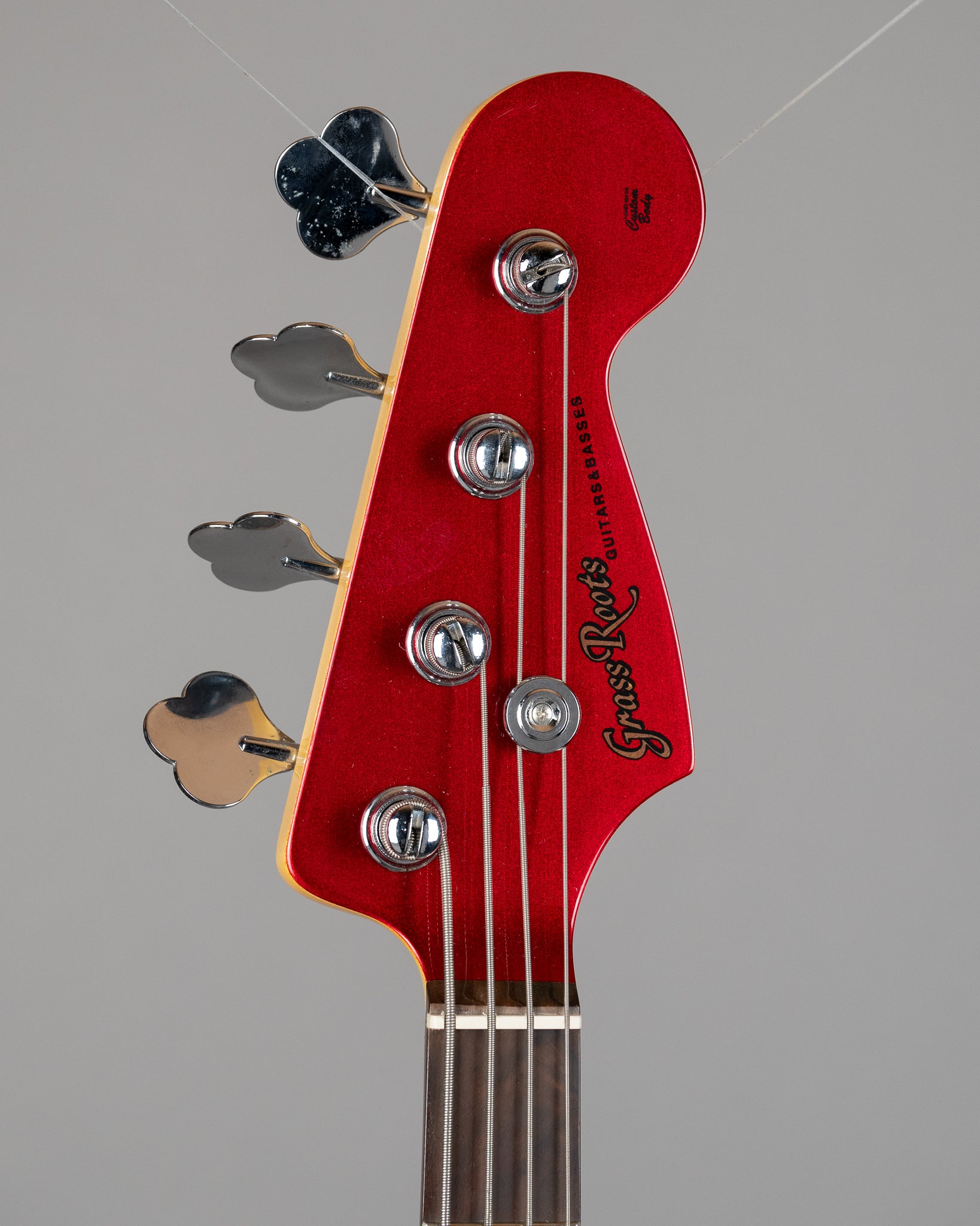 2014 Grassroots 'Jazz Bass' (Indonesia, Candy Apple Red) *