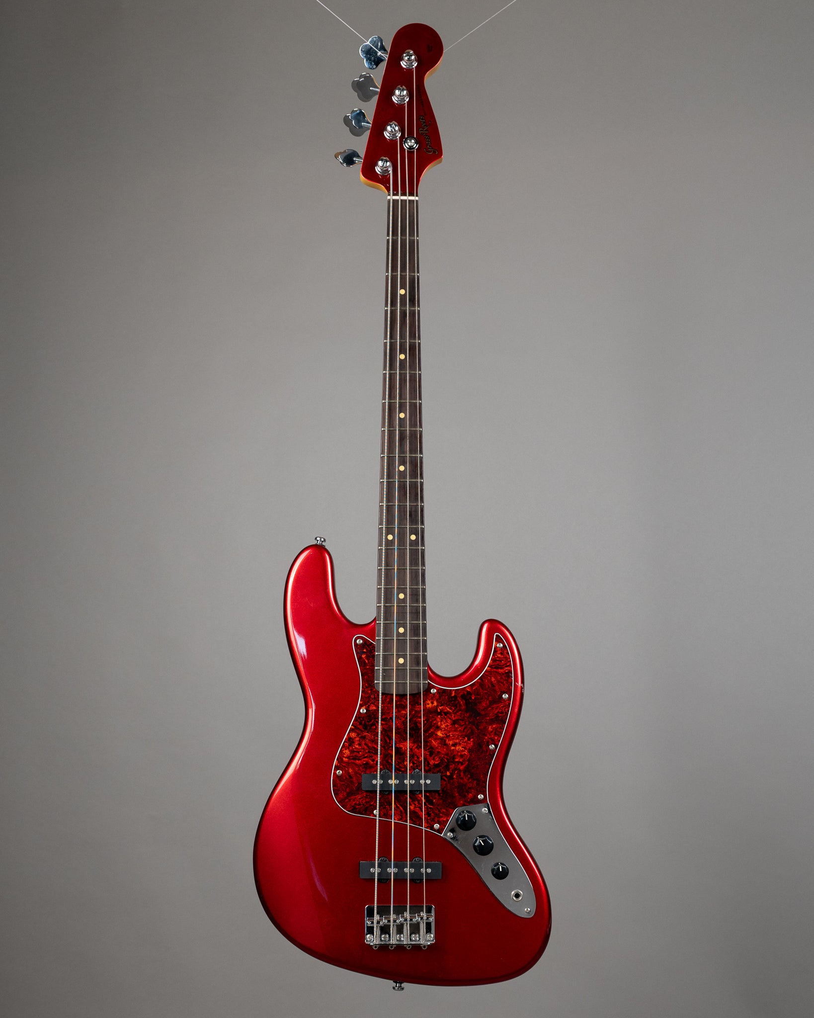 2014 Grassroots 'Jazz Bass' (Indonesia, Candy Apple Red) *