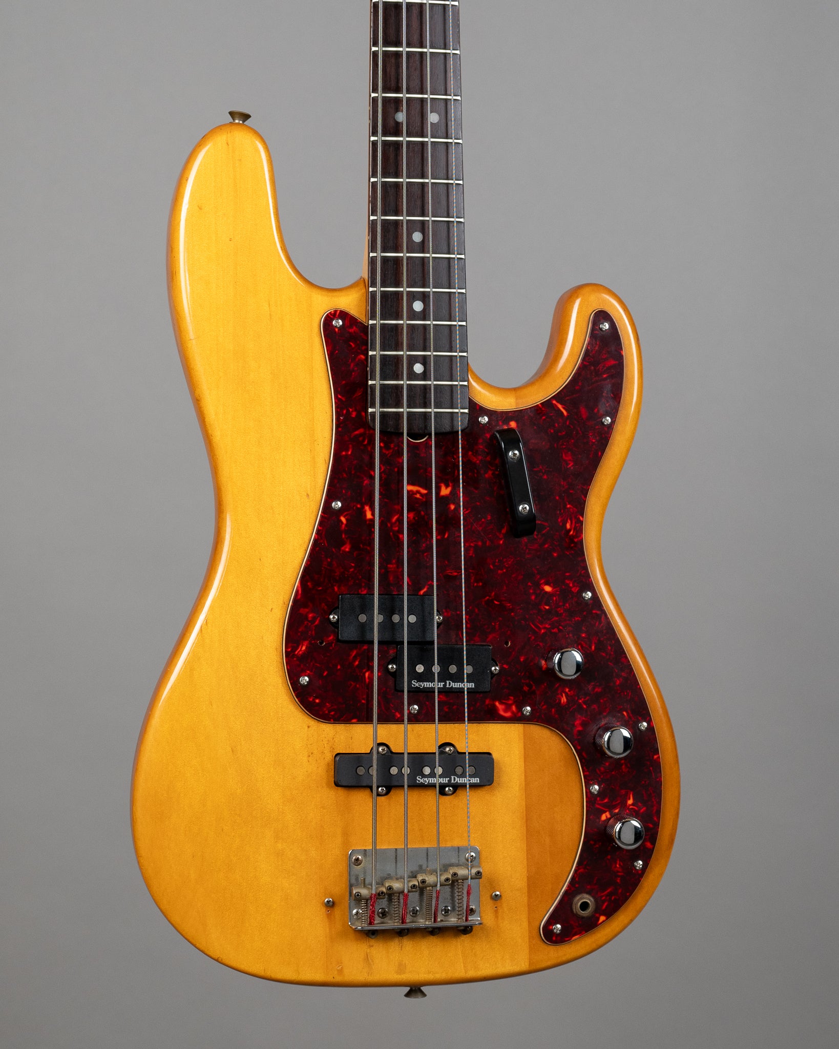c1974 Greco Precision Bass Mod (Japan, Natural Gloss, Seymour Duncan Pickups)