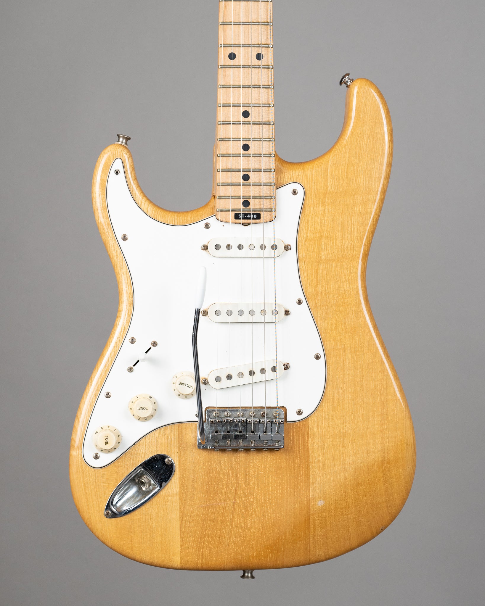 1978 Aria Pro II ST-400 (Japan, Natural, Left-Handed)