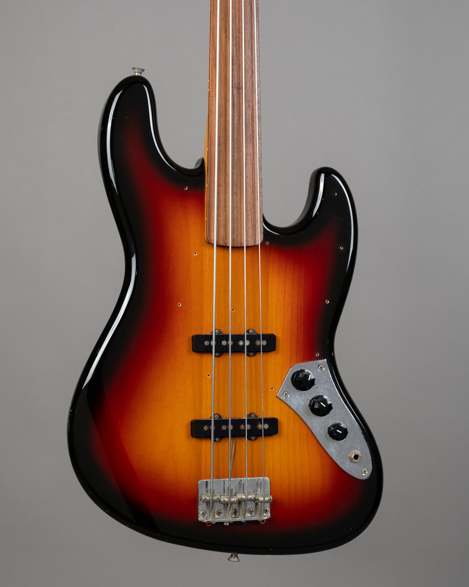 1991 Fender JB-62FL Jazz Bass Fretless (Japan, Sunburst, Gig Bag