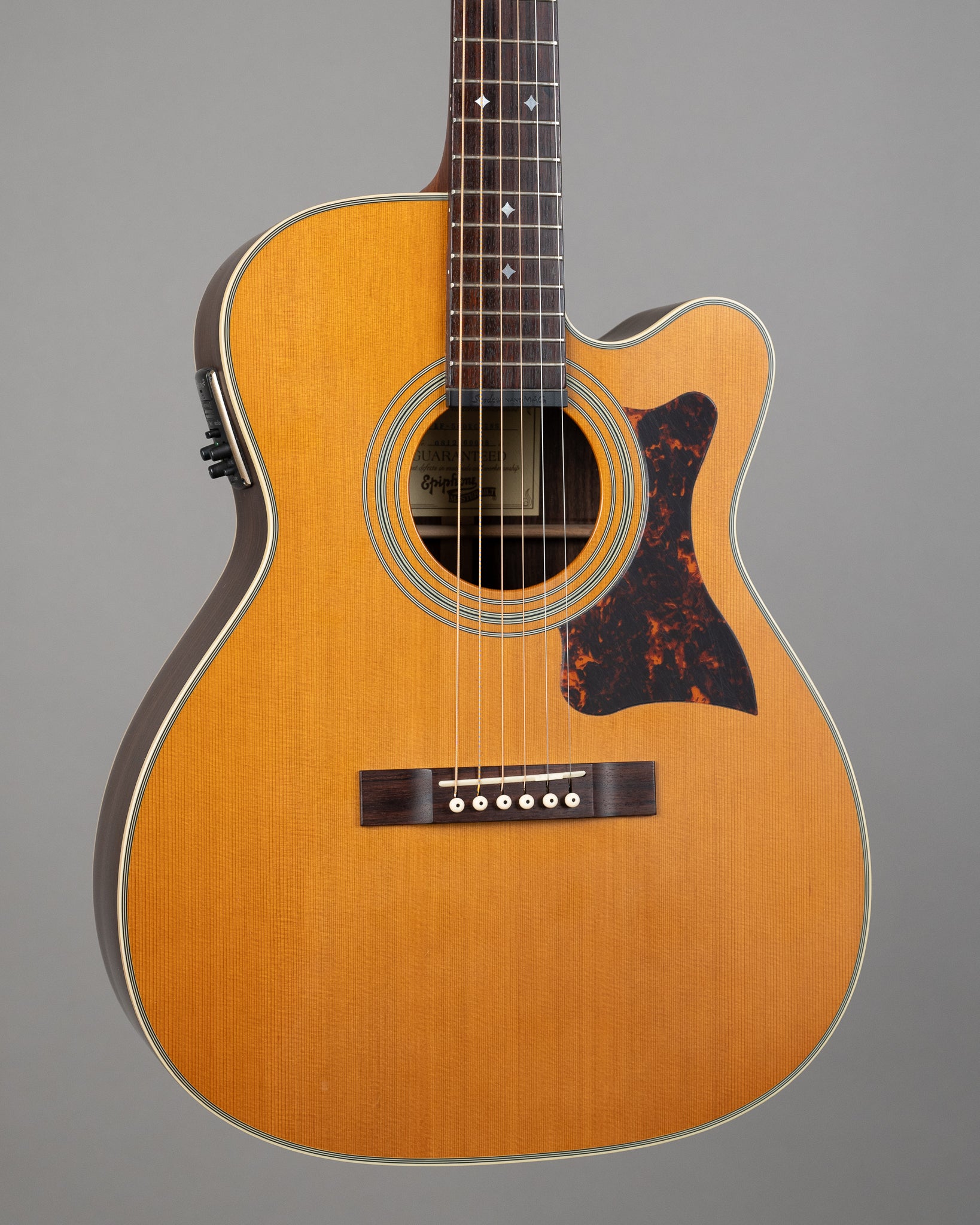 2008 Epiphone EF-500RCCENS Masterbilt (China, Natural, Pickup, OHSC)