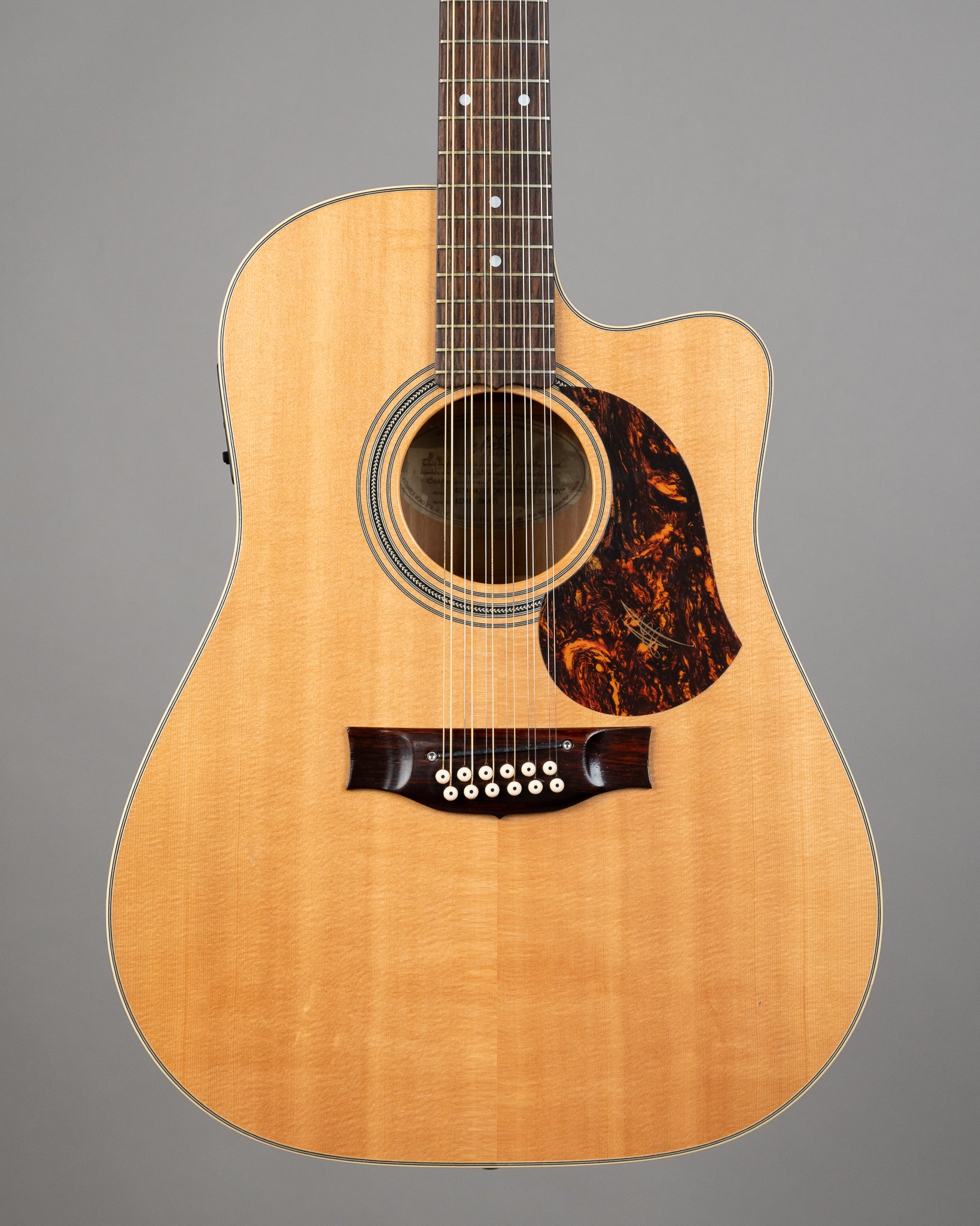 2007 Maton ECW80C/12 12 String (Australia, Natural, Pickup, OHSC)