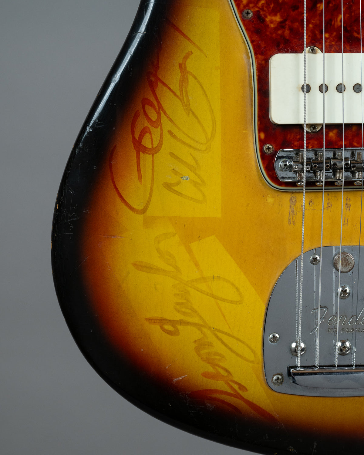 1965 Fender Jazzmaster (USA, Sunburst, Ventures signed, HSC)