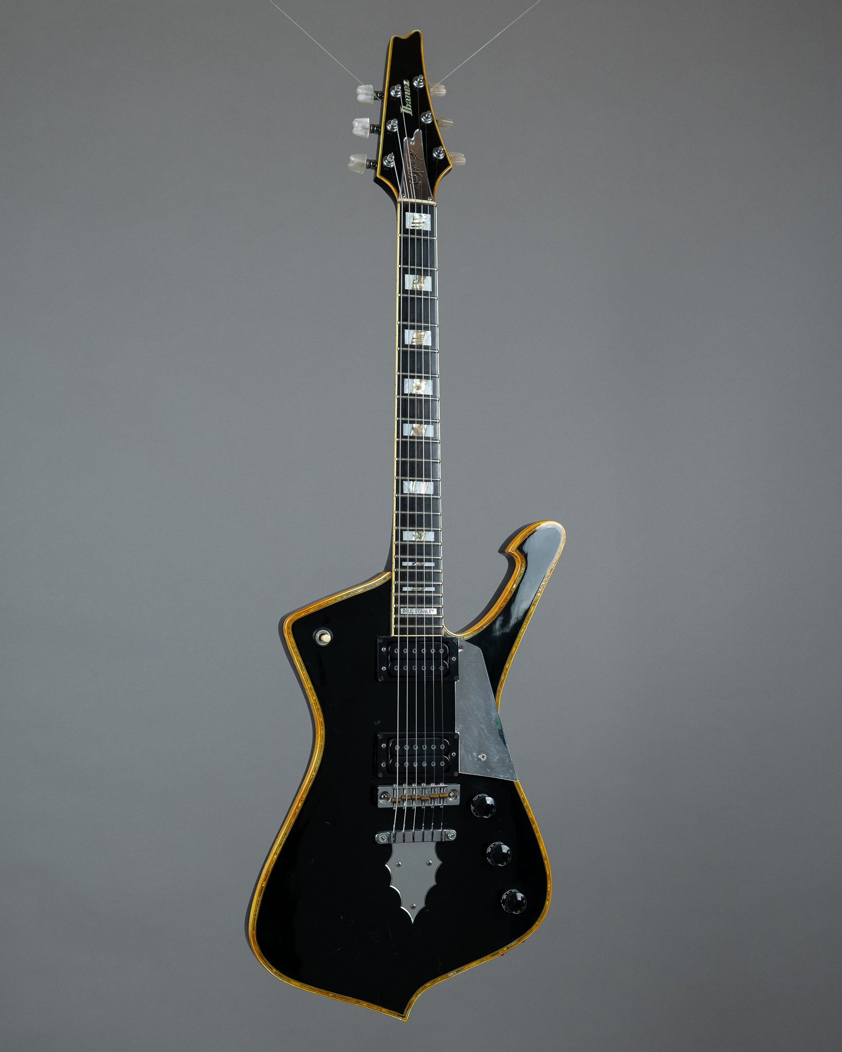 1979 Ibanez 'Paul Stanley' PS10/IC1000 Iceman (Japan, Black, OHSC)