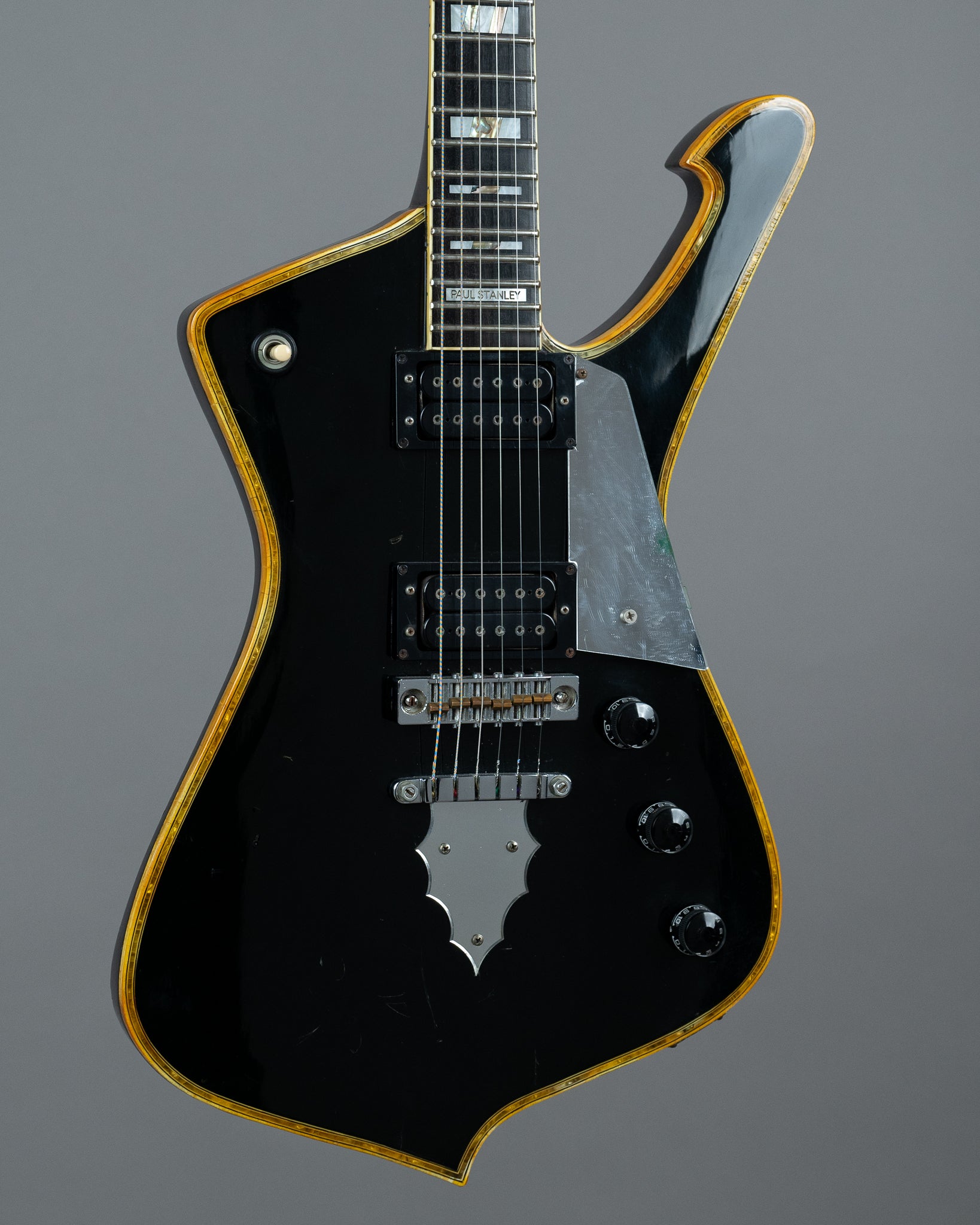 1979 Ibanez 'Paul Stanley' PS10/IC1000 Iceman (Japan, Black, OHSC)