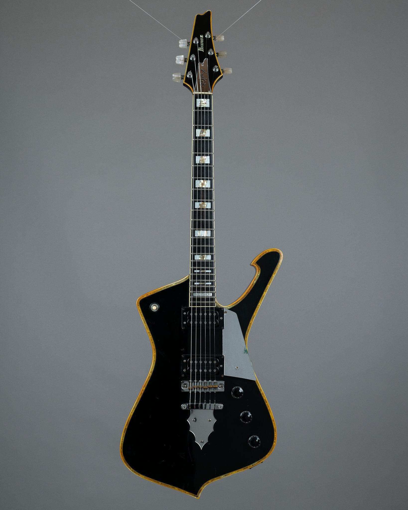 1979 Ibanez 'Paul Stanley' PS10/IC1000 Iceman (Japan, Black, OHSC)