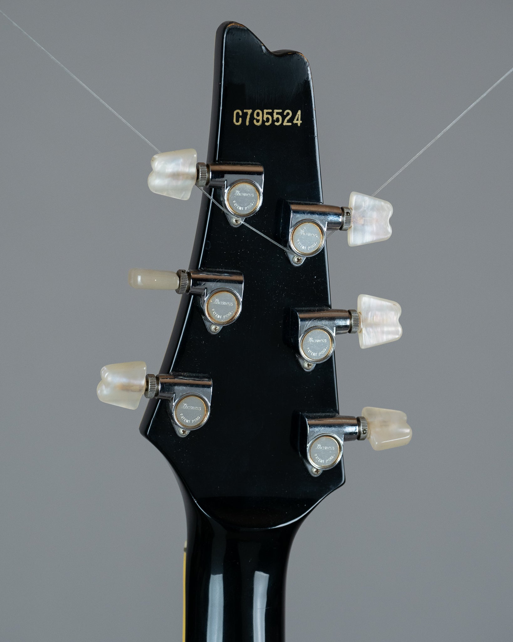 1979 Ibanez 'Paul Stanley' PS10/IC1000 Iceman (Japan, Black, OHSC)